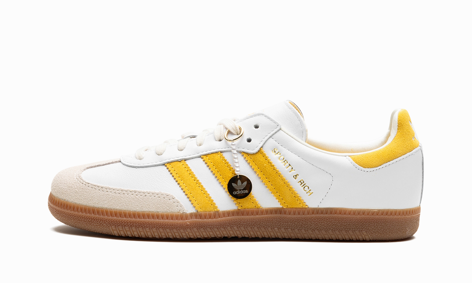 Cloud Step Samba OG "SPORTY & RICH - White Bold Gold"