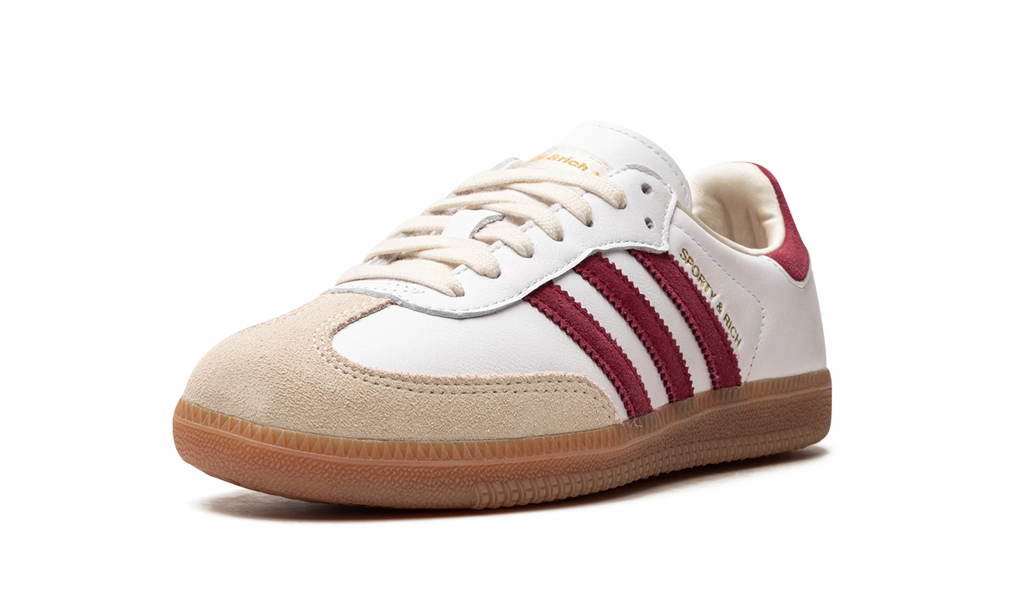 Abrasion Resistant Edging Bronze Warm Samba OG "Sporty & Rich - White Core Burgundy"