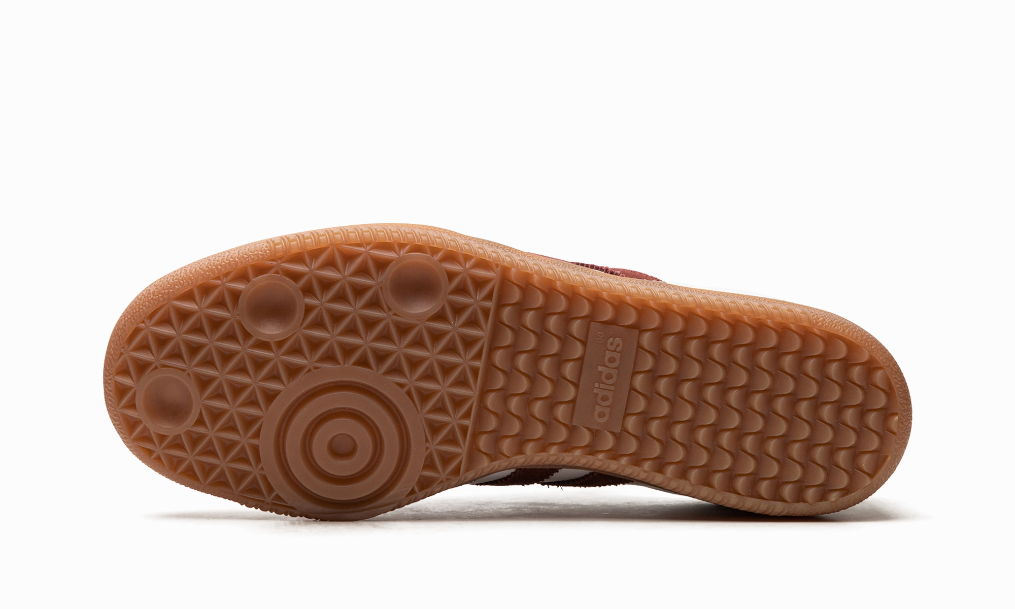 Samba OG "Sporty & Rich - White Core Burgundy" Comfy Walking Metal Pop