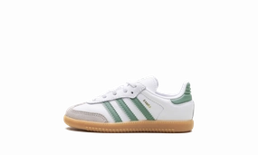Samba OG TD "Cloud White SIlver Green" Effortless Step Soft Arch