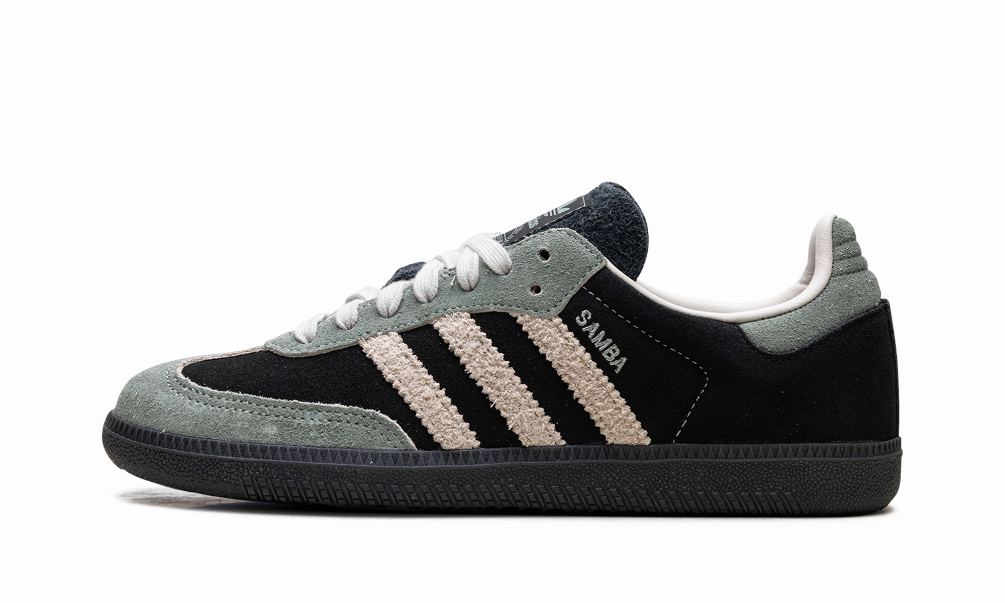 Zip Up Style Breathable Lining Samba OG WMNS "Black Alumina"