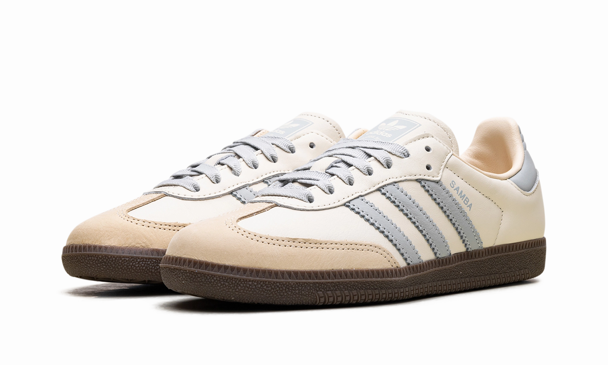 Samba OG WMNS "Cream White Wonder Silver" Guard Step