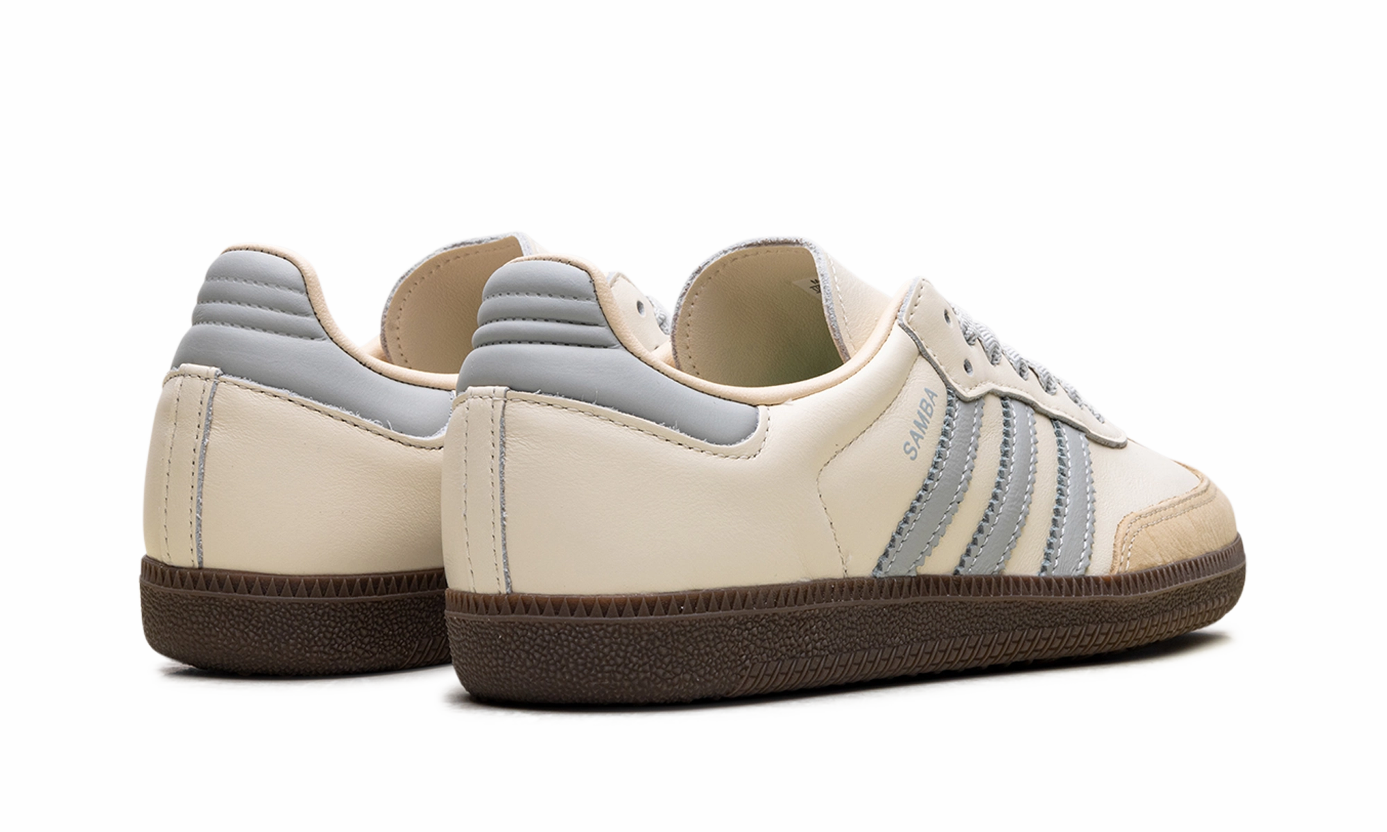 Samba OG WMNS "Cream White Wonder Silver" Meet Walk Day-to-Day Comfort