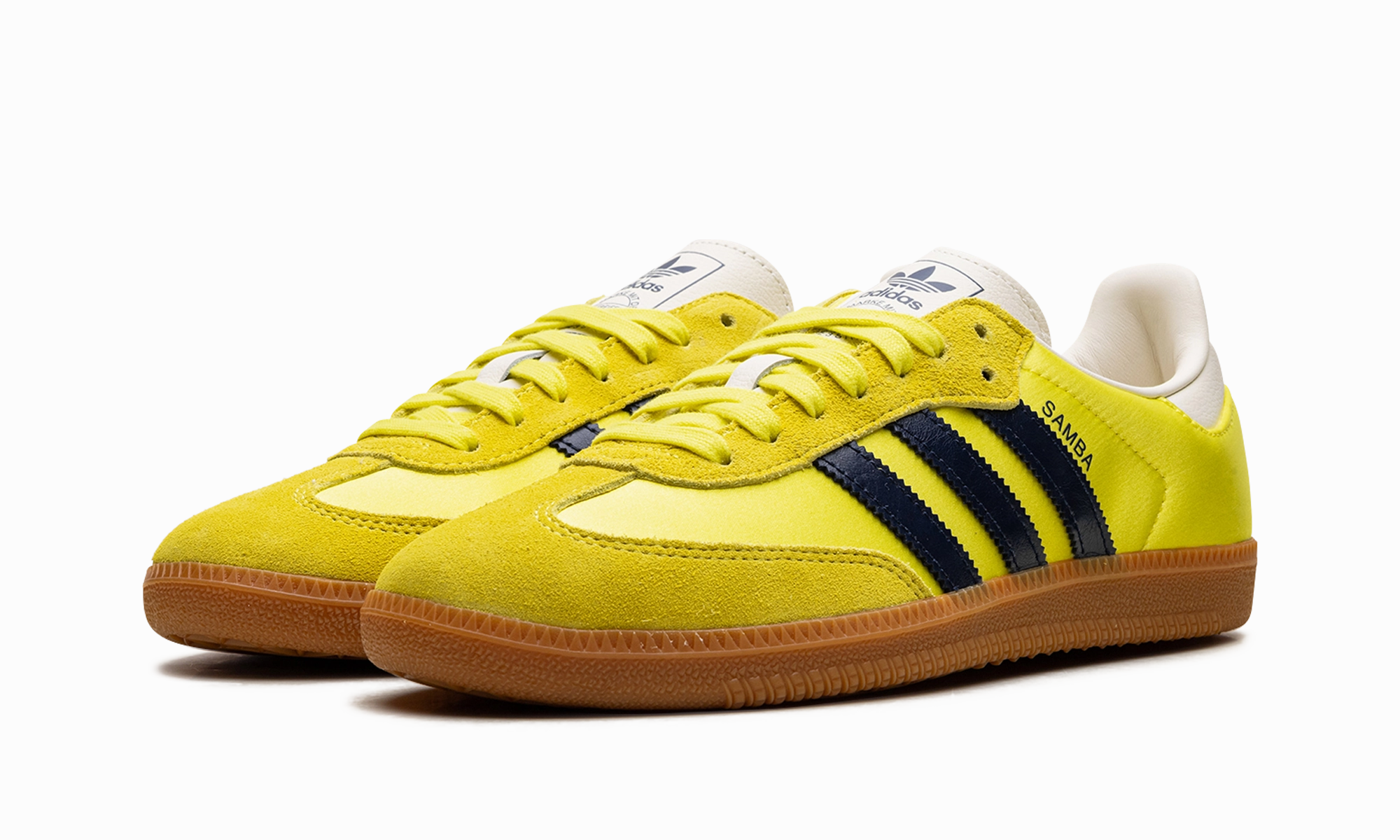 Samba OG WMNS "Shock Yellow Night Indigo" TPU sole Elastic Fit