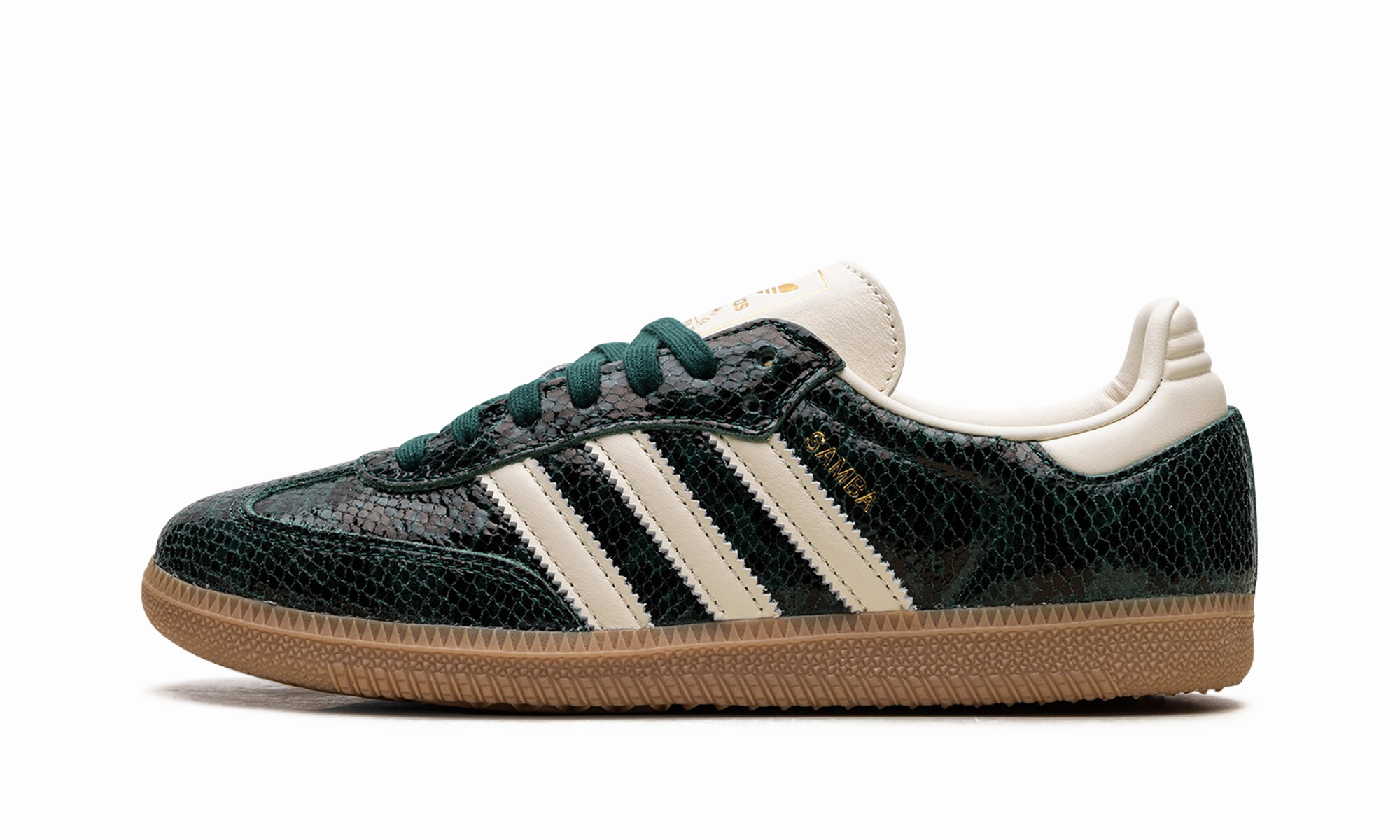 Adaptive Lacing System Eco Material Samba OG WMNS "Snakeskin Collegiate Green"
