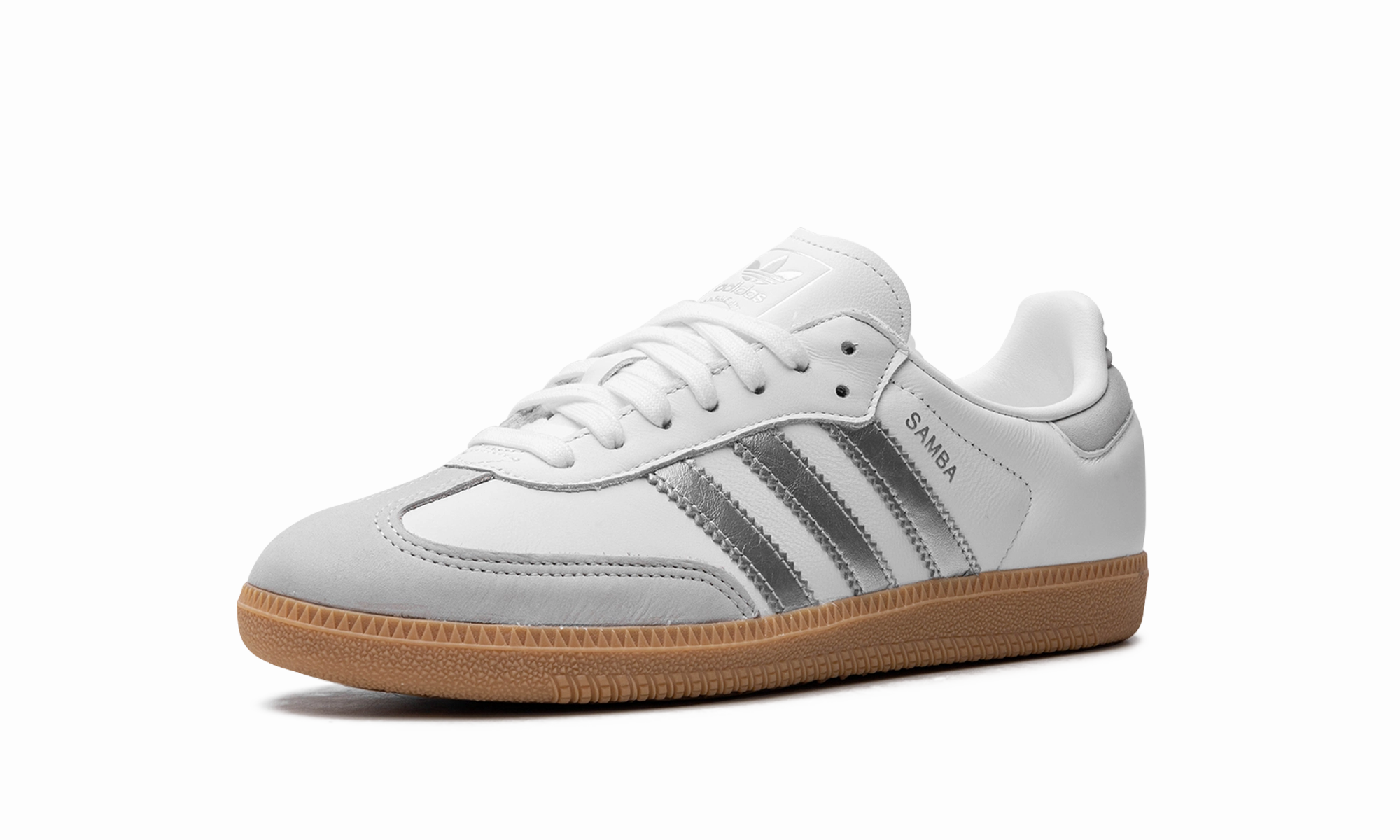Samba OG WMNS "White Silver Metallic Grey" Foam Lining