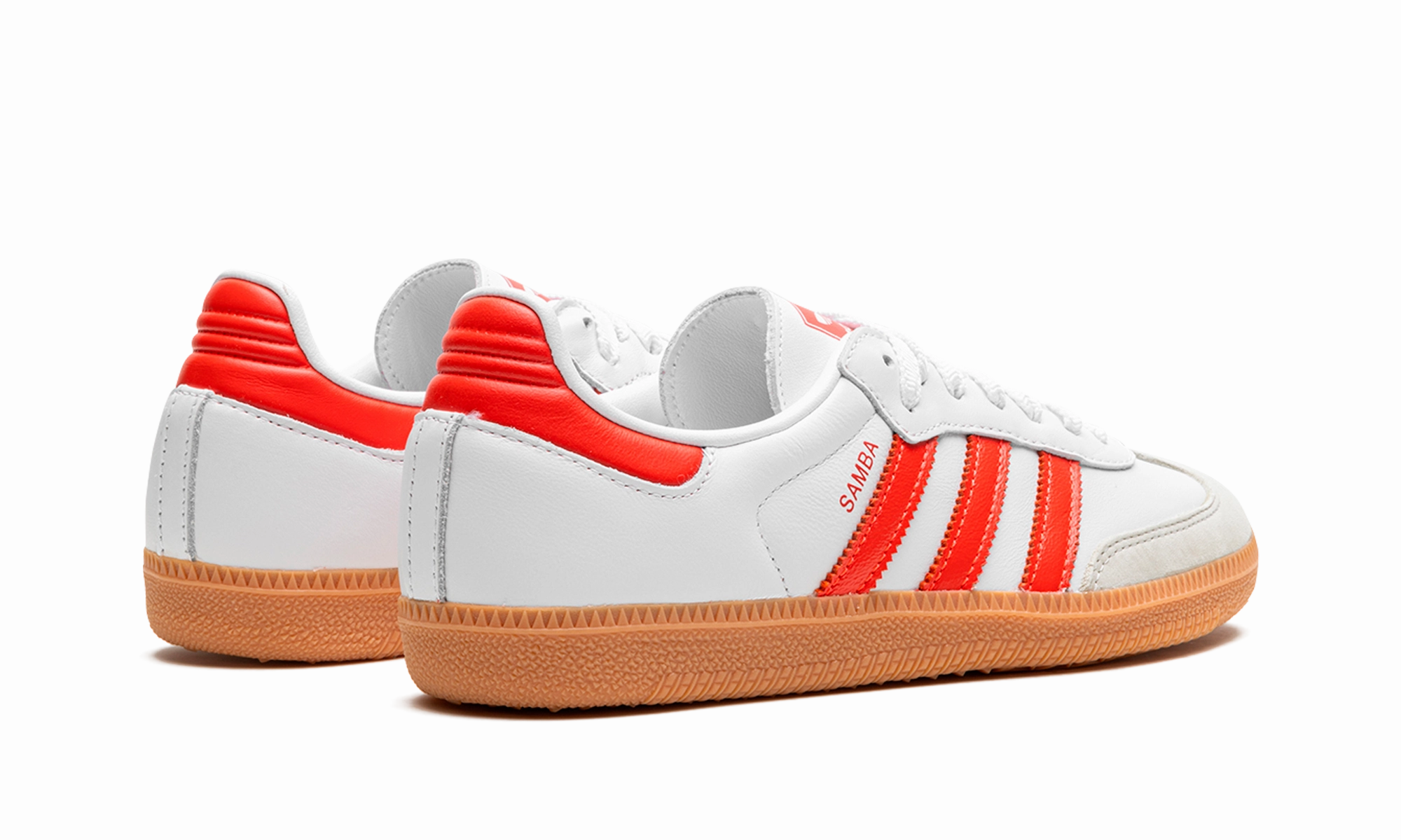 Comfortable Fitment Floral Pop SAMBA OG WMNS "White Solar Red"