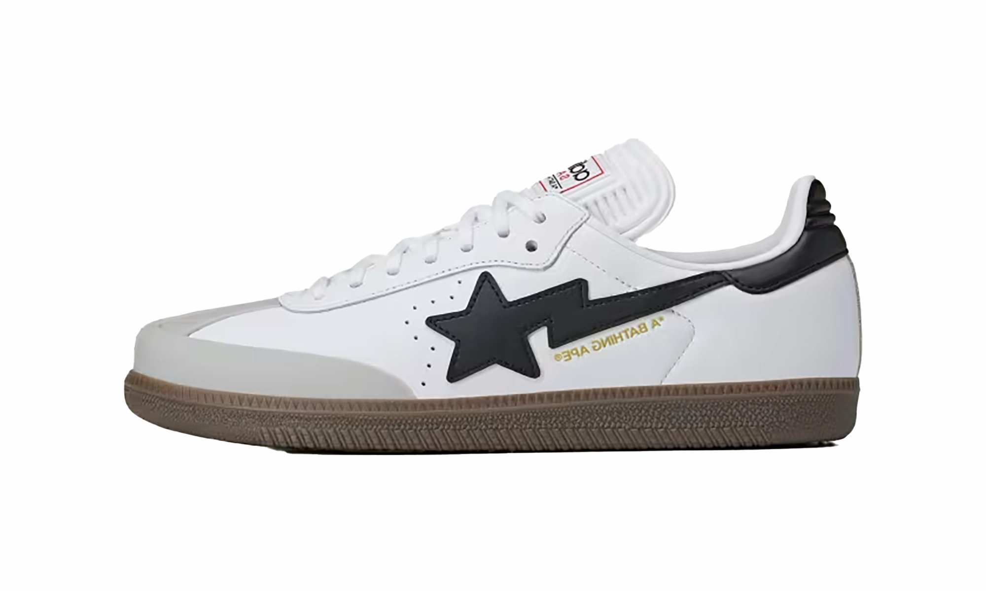 Modern Design Strike Hike Samba "Bape - White Black"