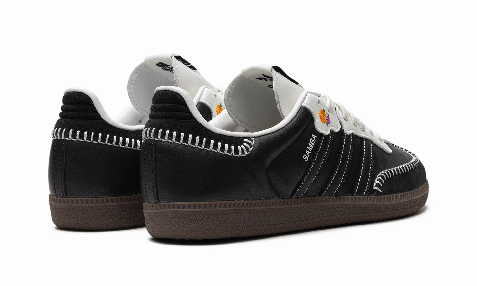 Non Marking Outsole Samba "Dia de los Muertos - Black"
