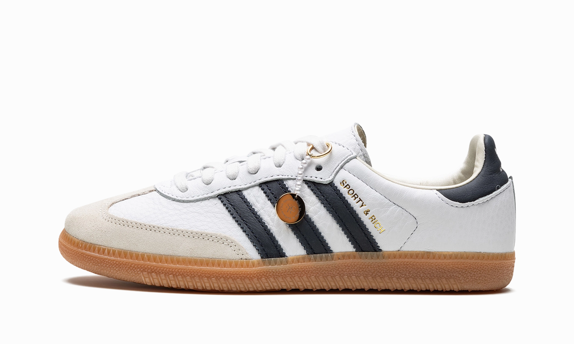 Samba "Sporty & Rich - White/Black" streamlined look Snack Step