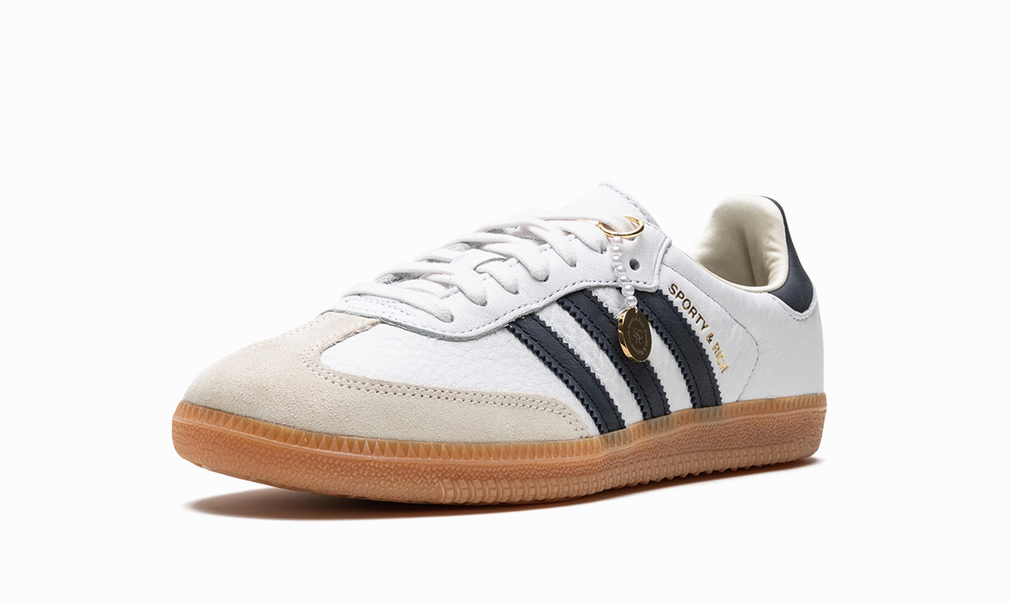 Samba "Sporty & Rich - White/Black" Fire Walk