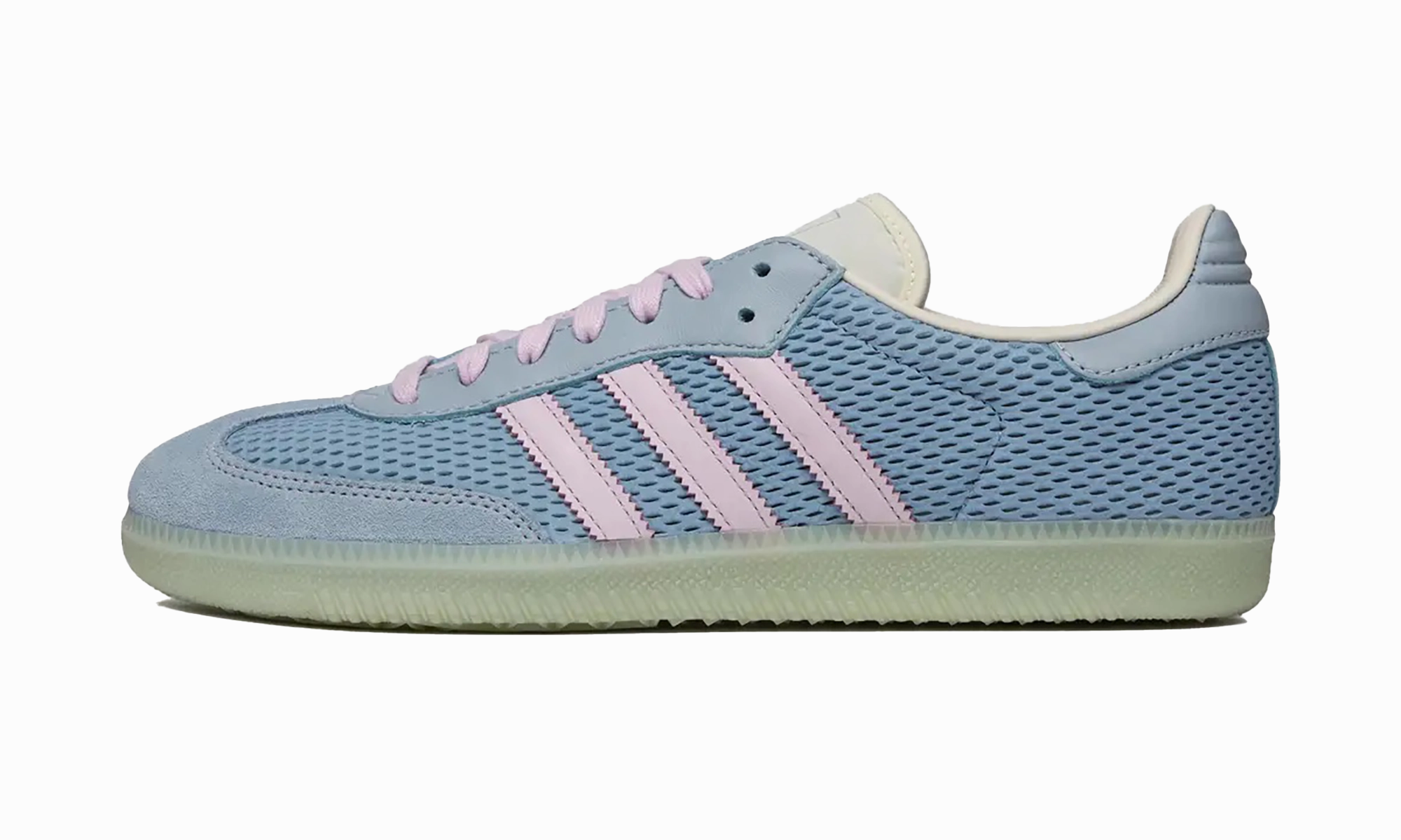 Samba "Tactile Blue Ice Lavender" Ankle Strap Hot Weather