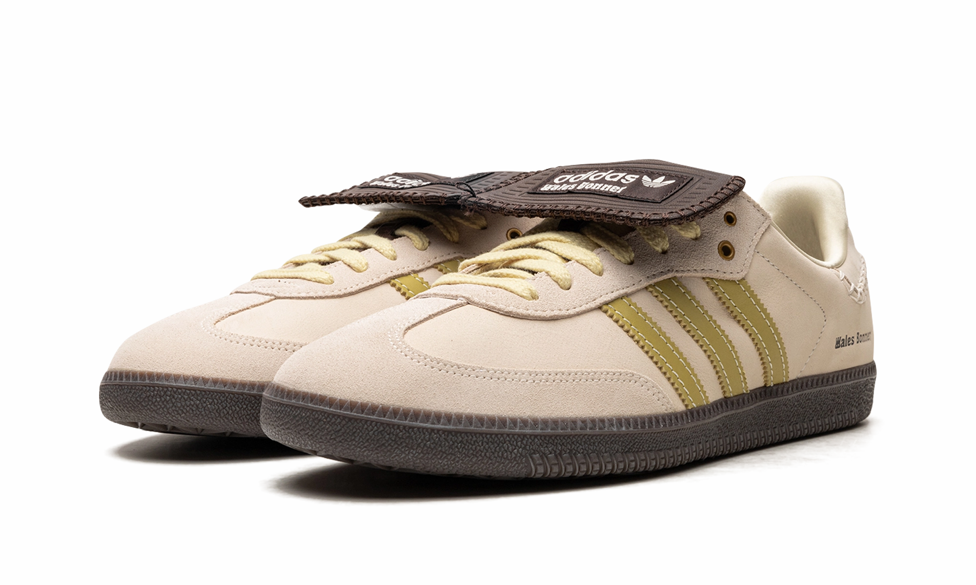 Bootie Style Minimalist Style Samba "Wales Bonner - Cream / Yellow"