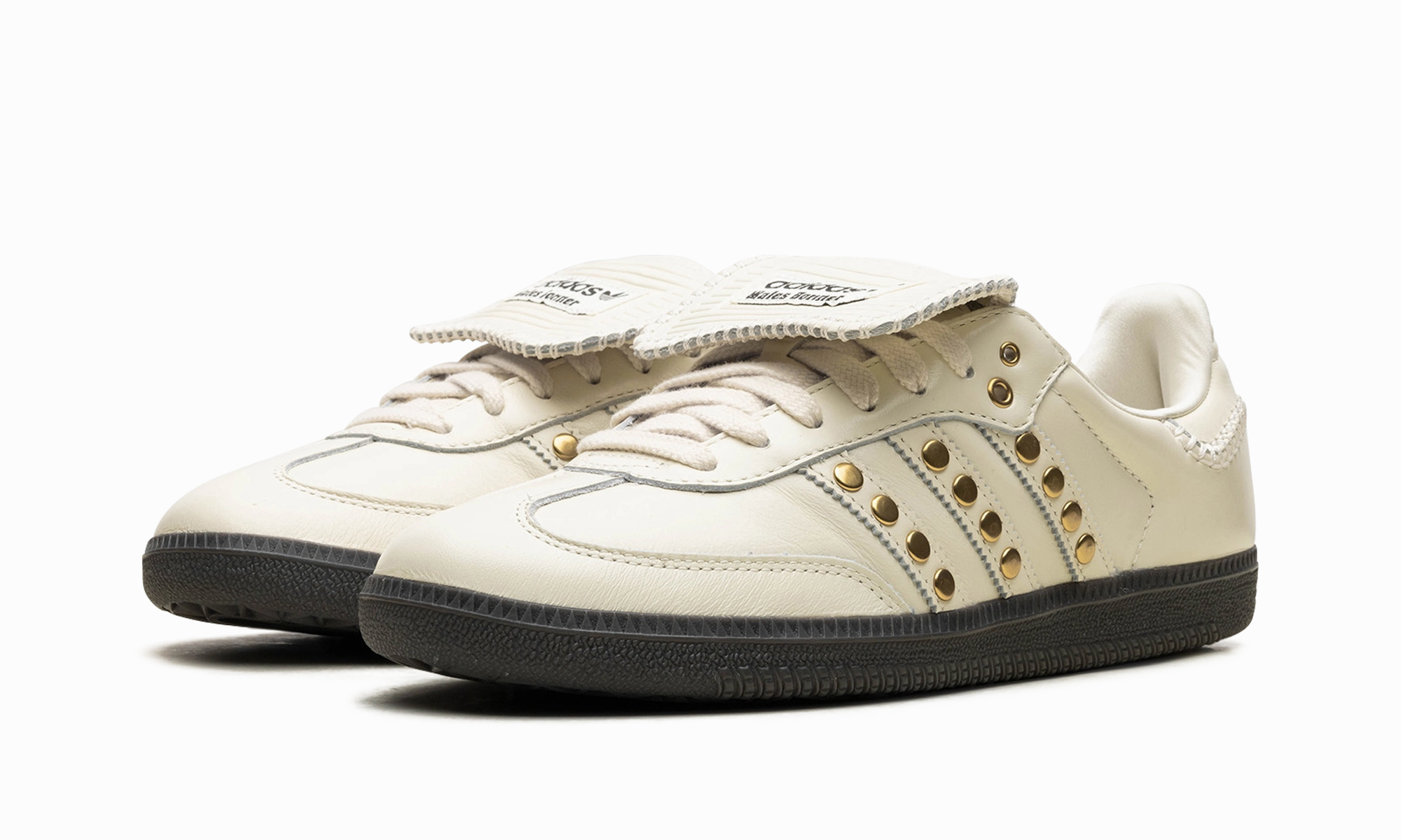 Foot alignment Samba "Wales Bonner - Studded Pack - Cream"