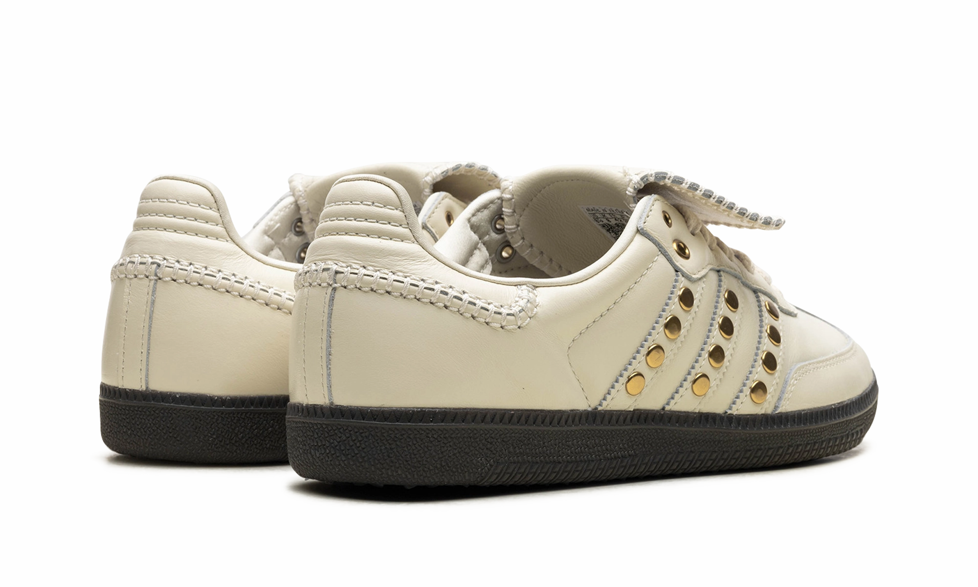 Samba "Wales Bonner - Studded Pack - Cream" Light Look Foot Motion
