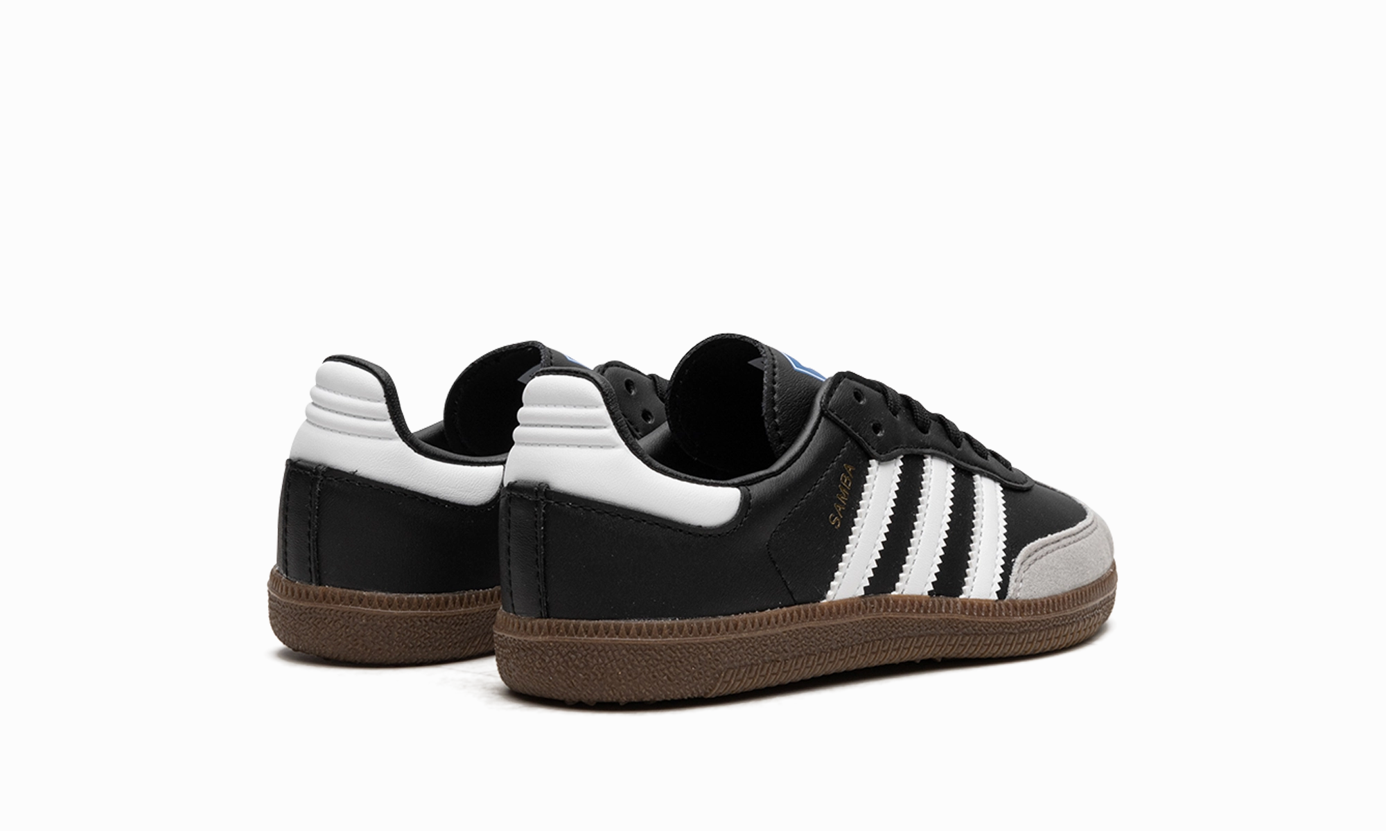 Quick lace Samba Vegan Kids "Black / White / Gum"