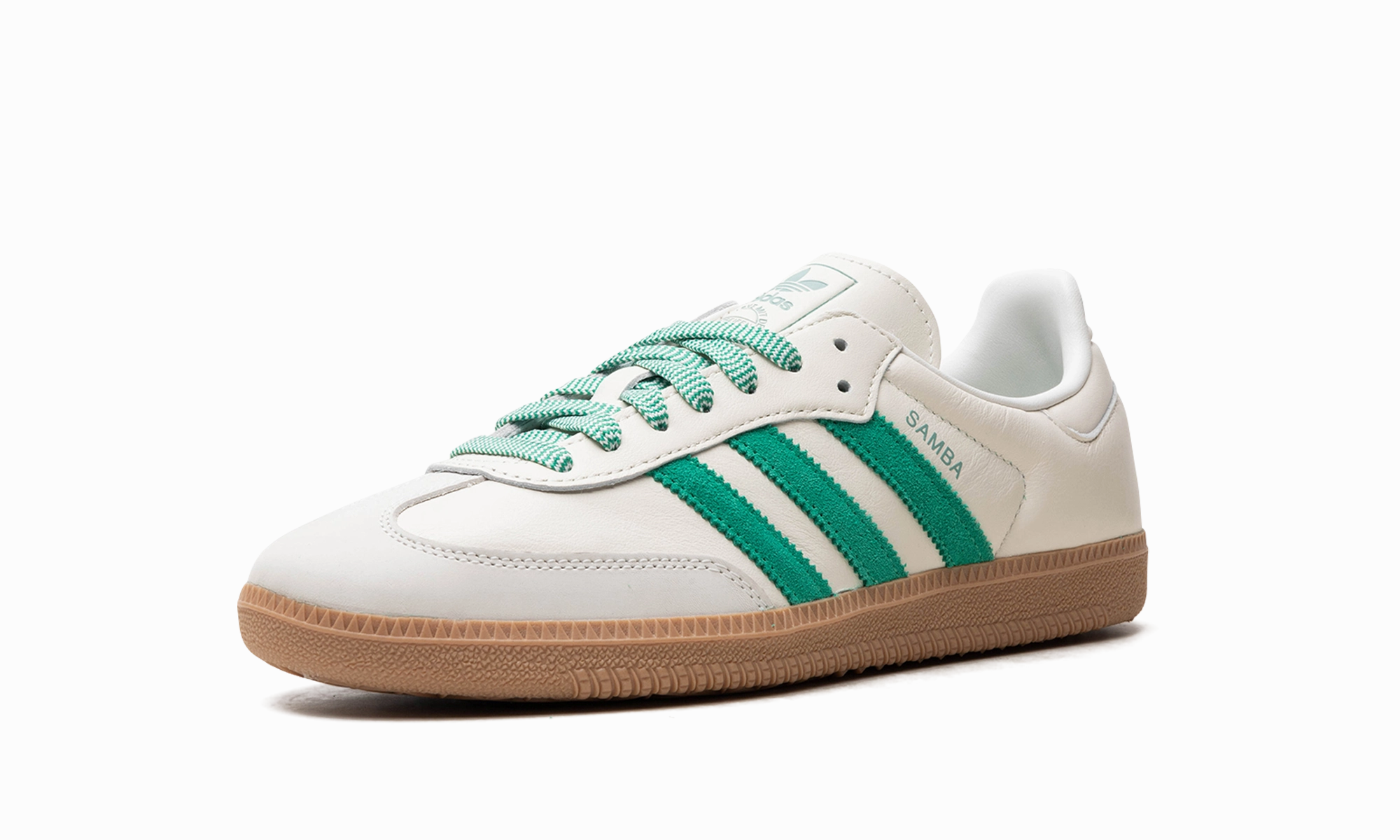 Samba WMNS "Off White Court Green" Multi Density Traction sports shoes
