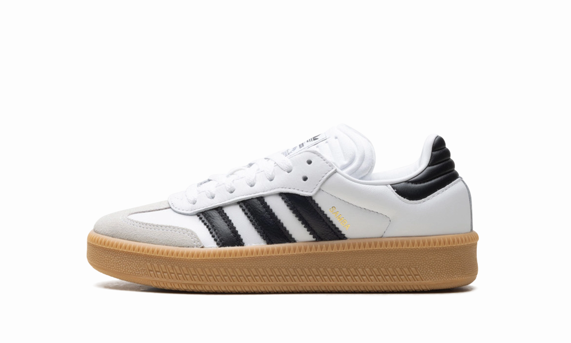 Slip In No Lace Samba XLG GS "White Black Gum"