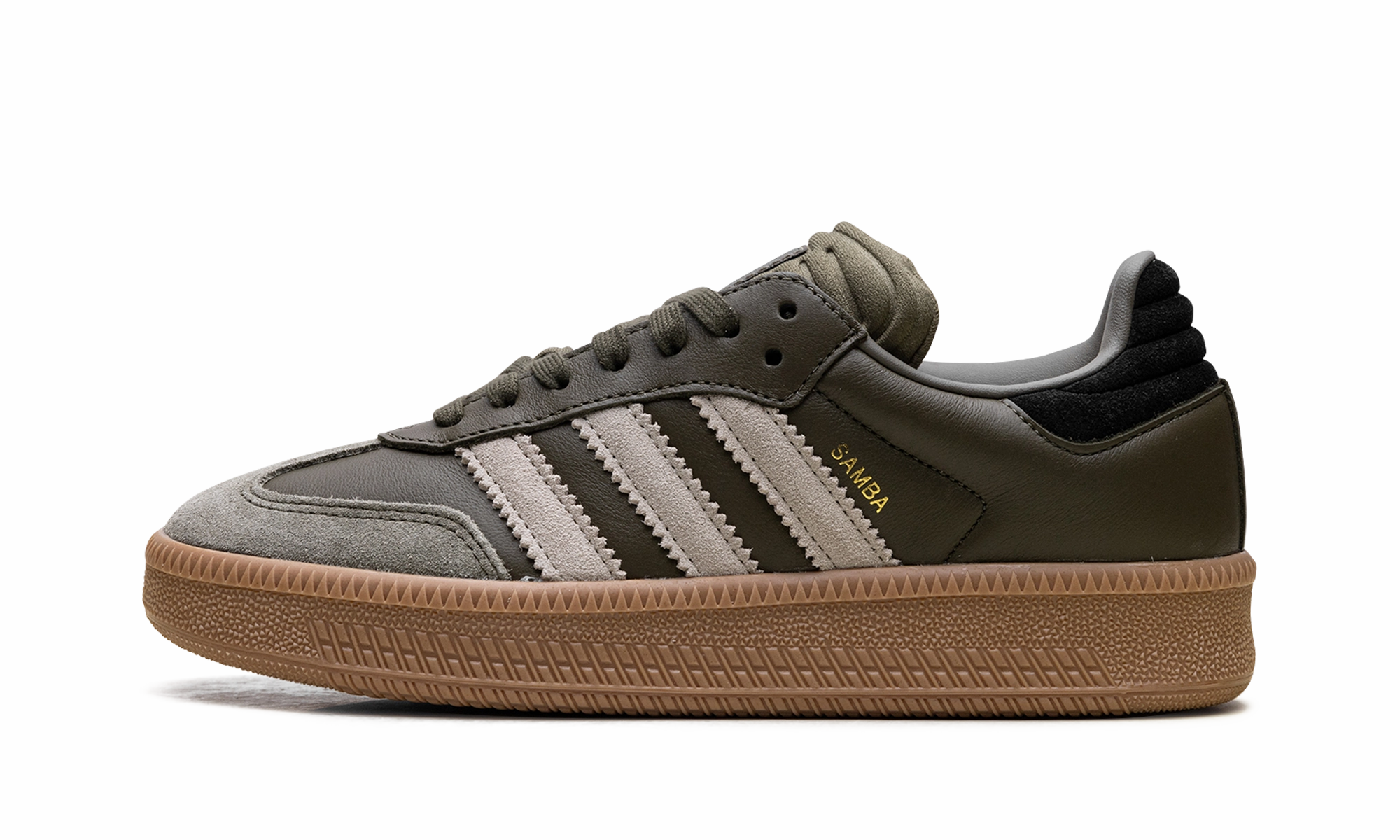 Samba XLG "Olive Strata Wonder Beige Gold Metallic" Indoor Use