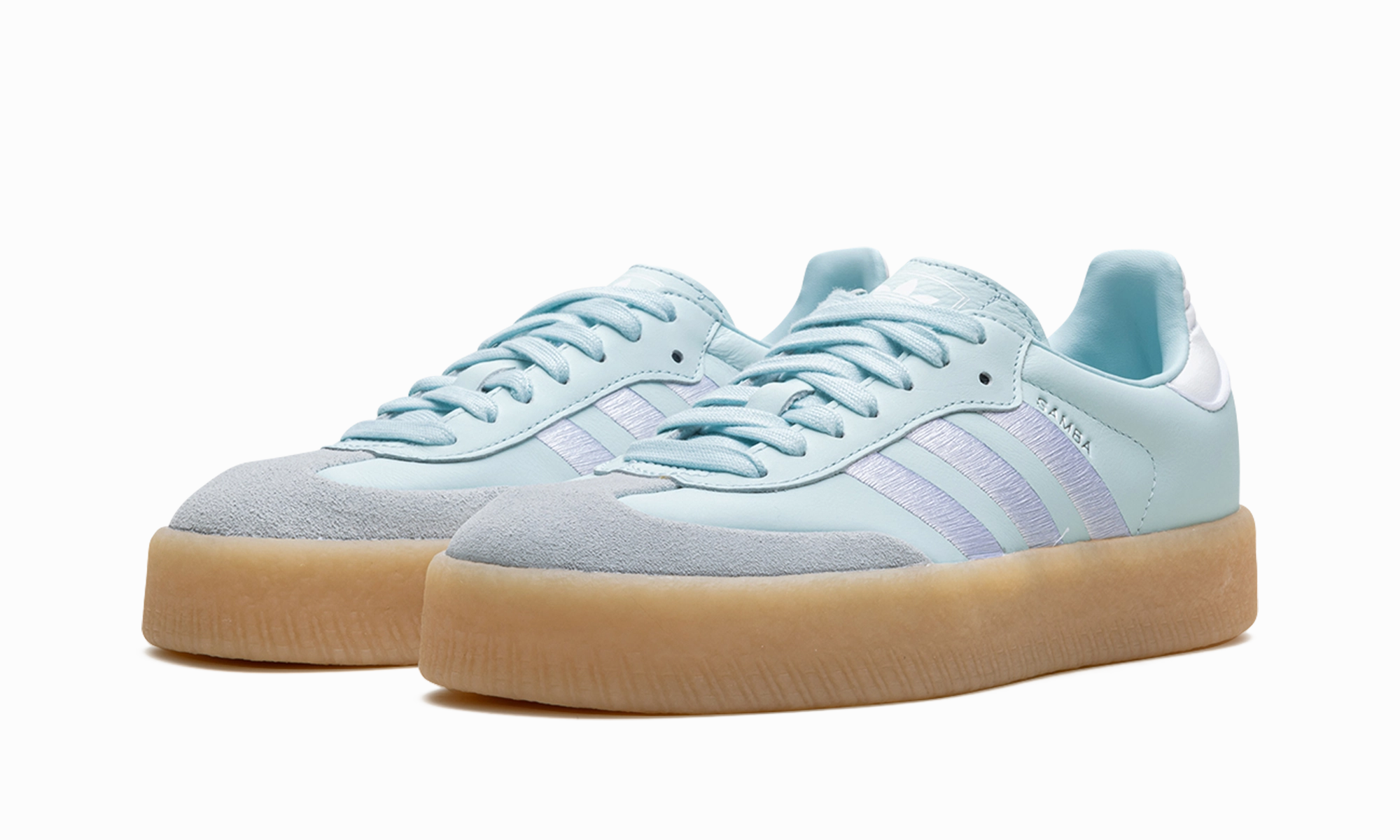 Sambae WMNS "Almost Blue Silver Metallic Gum" Slip Ease