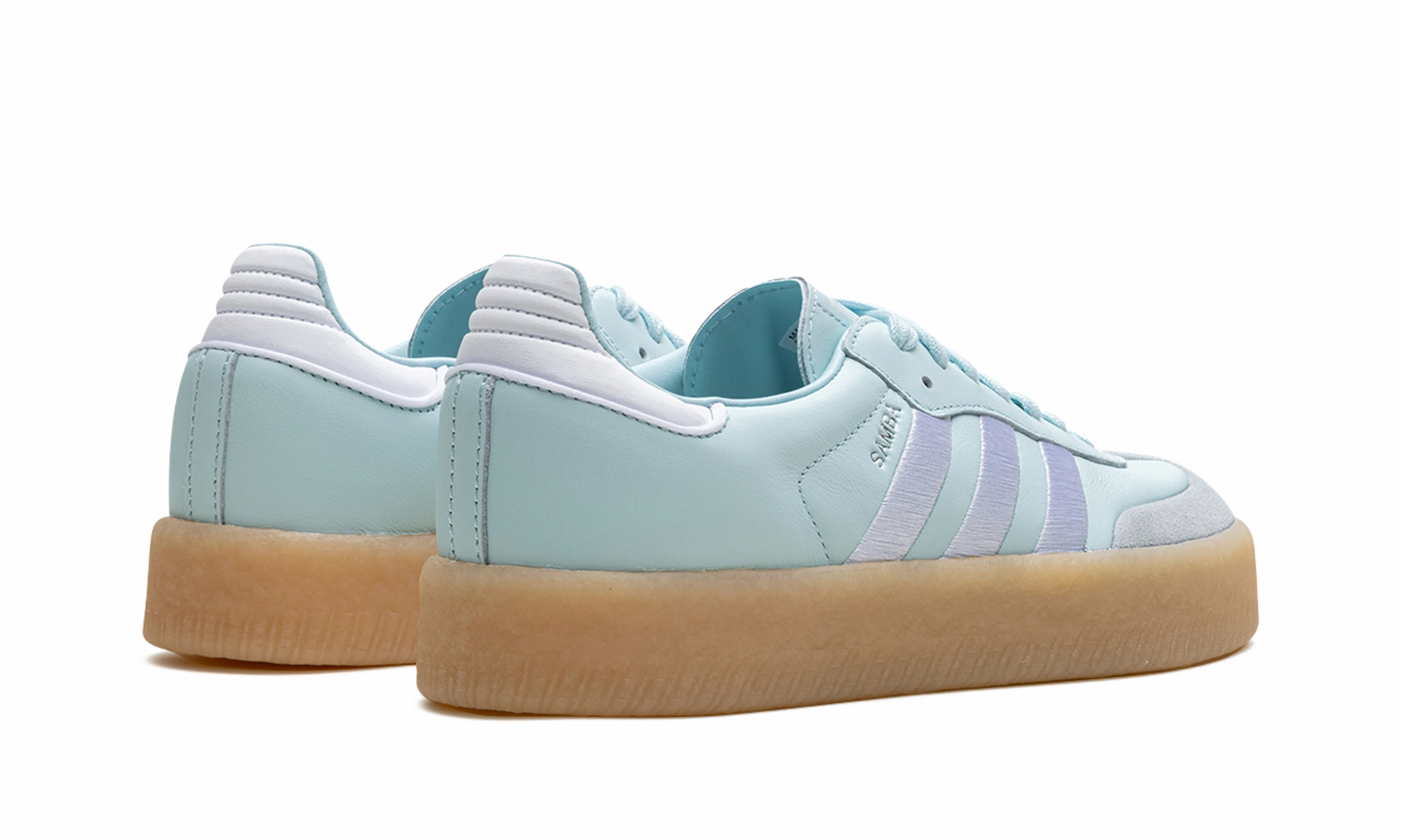 Soft Interior Durable materials Sambae WMNS "Almost Blue Silver Metallic Gum"