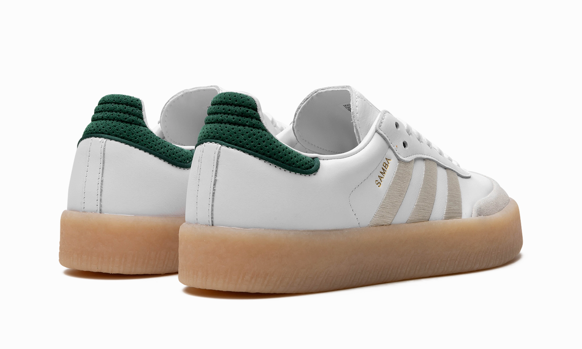 Sambae WMNS "White Green Gum" Stair Run Clean Surface