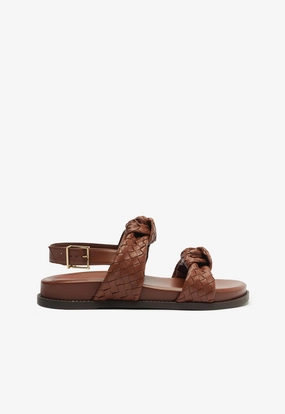 Kareena Knot Sporty Sandal Multi Shade Double Layer Strap Reinforcement