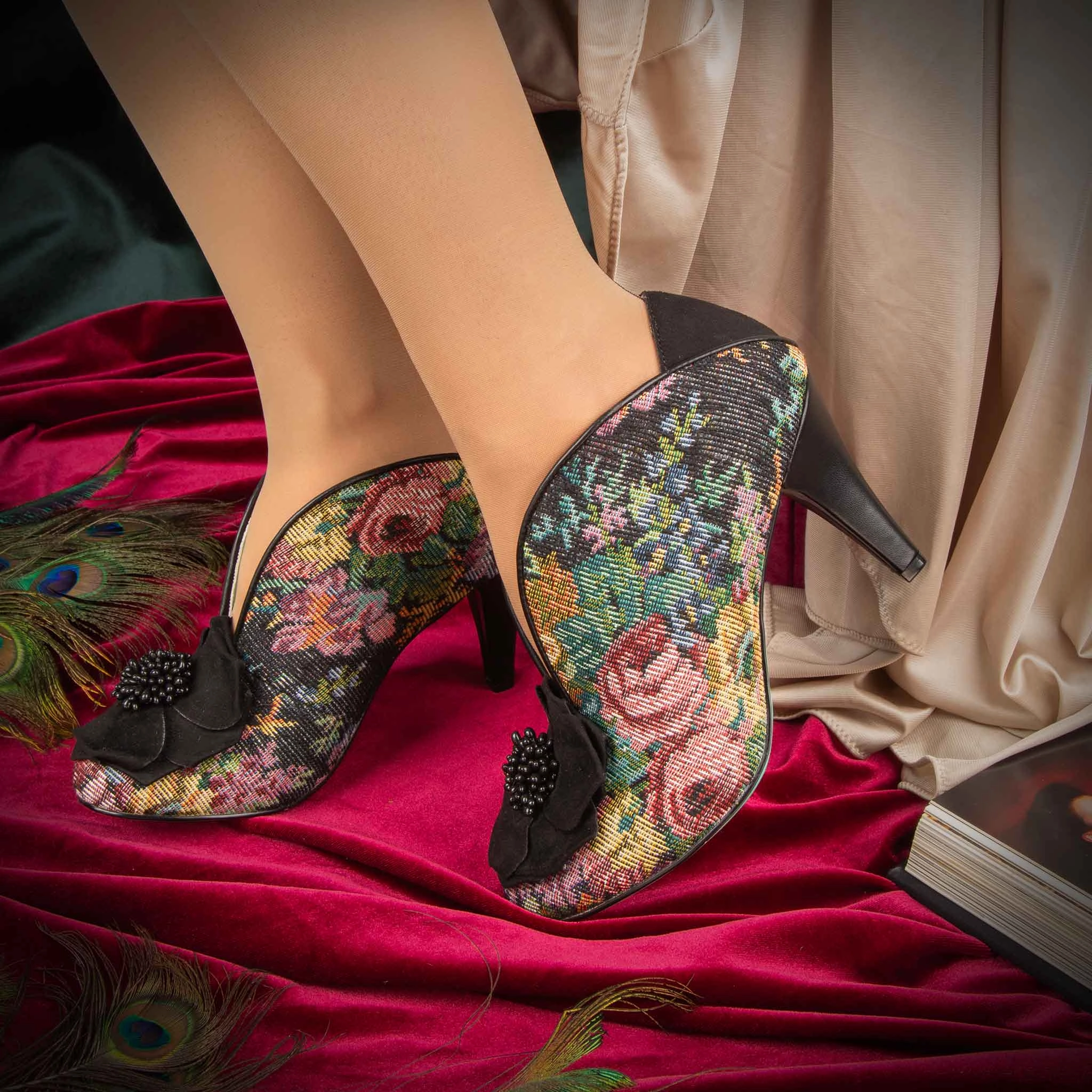 Moonlit Serenade Slip-Resistant Heels