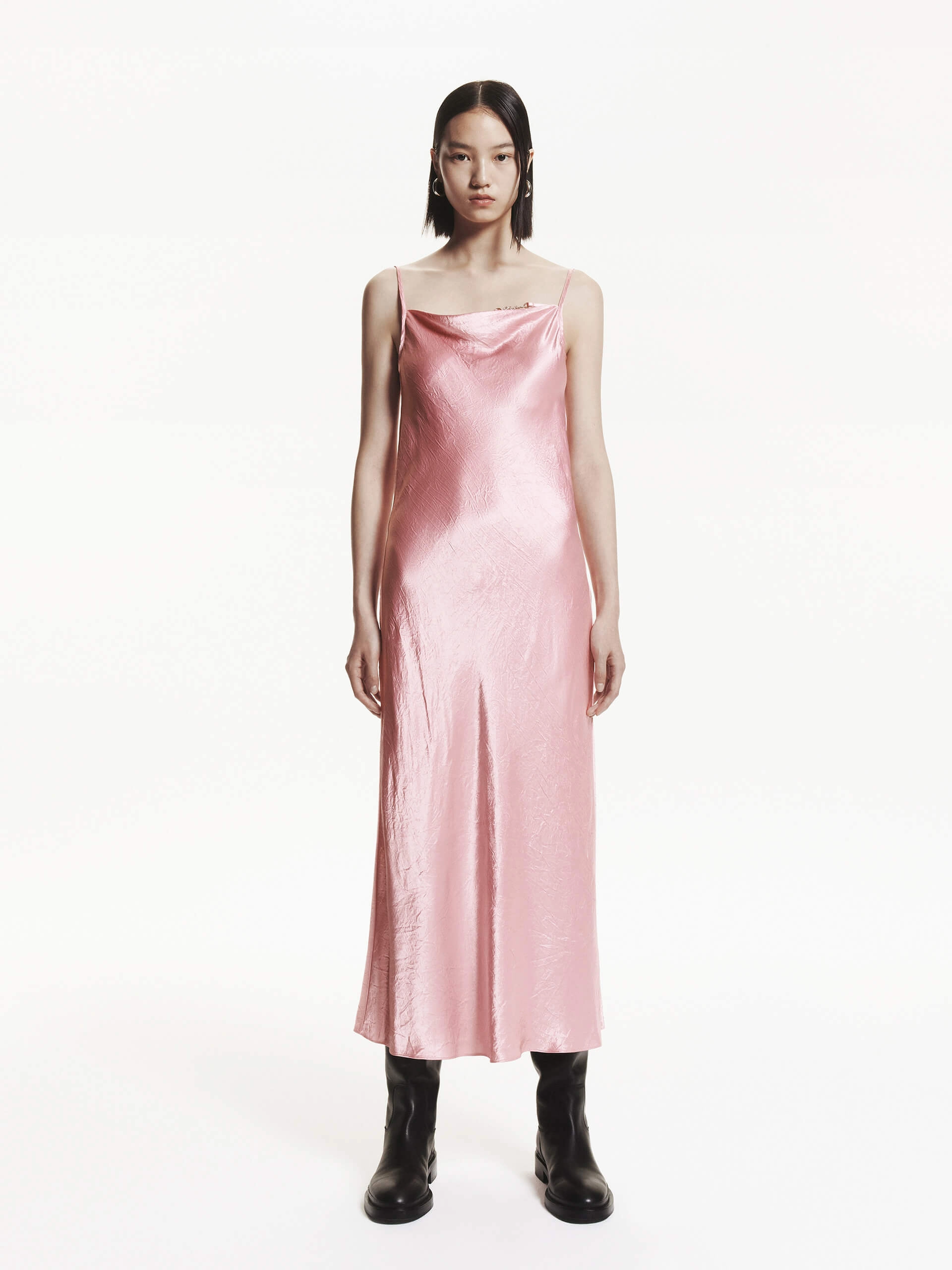 Satin Midi Cami Dress All Timewear