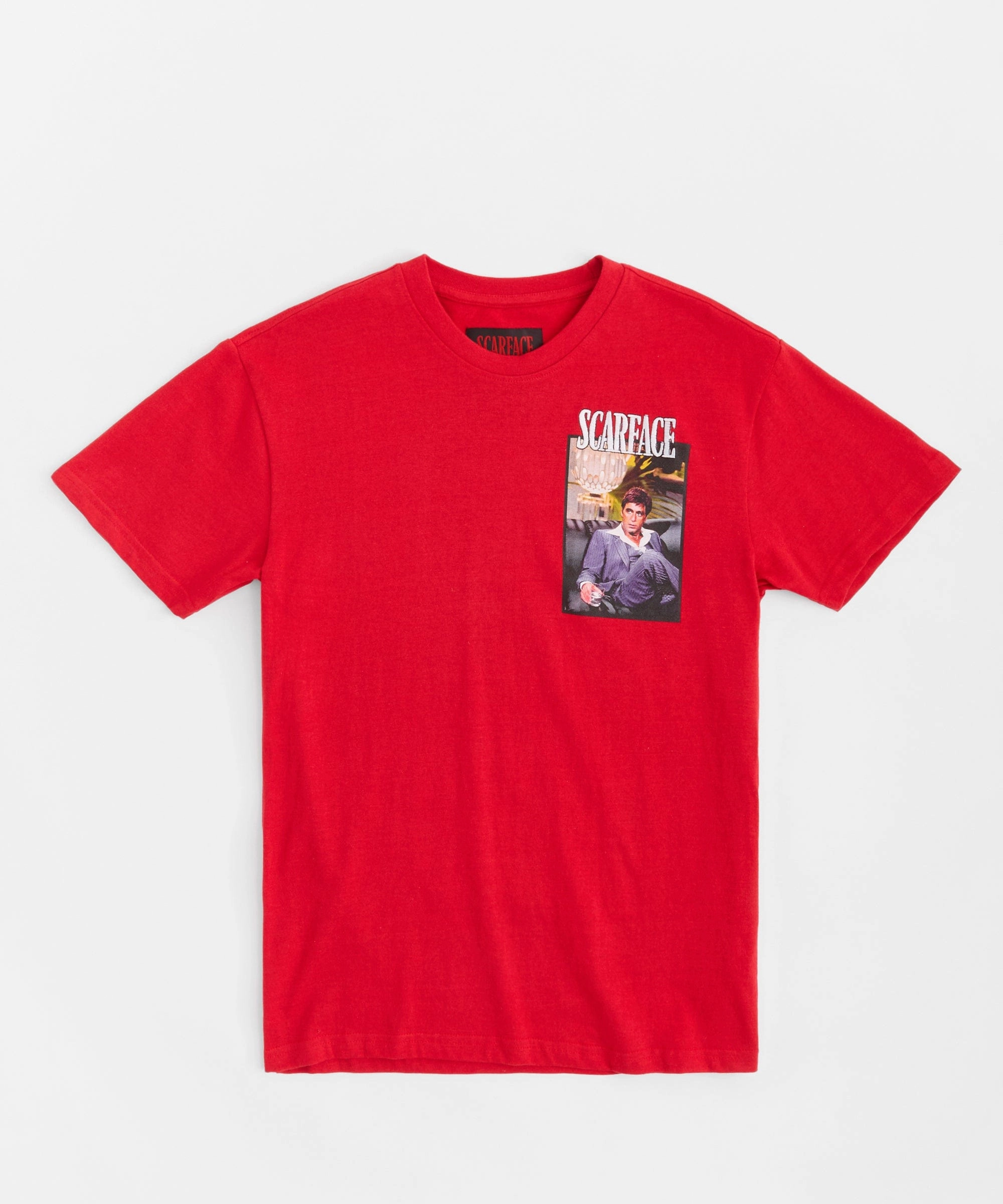 AbrasionResistantEdging wrinkle free finish Scarface Car Short Sleeve Tee - Red