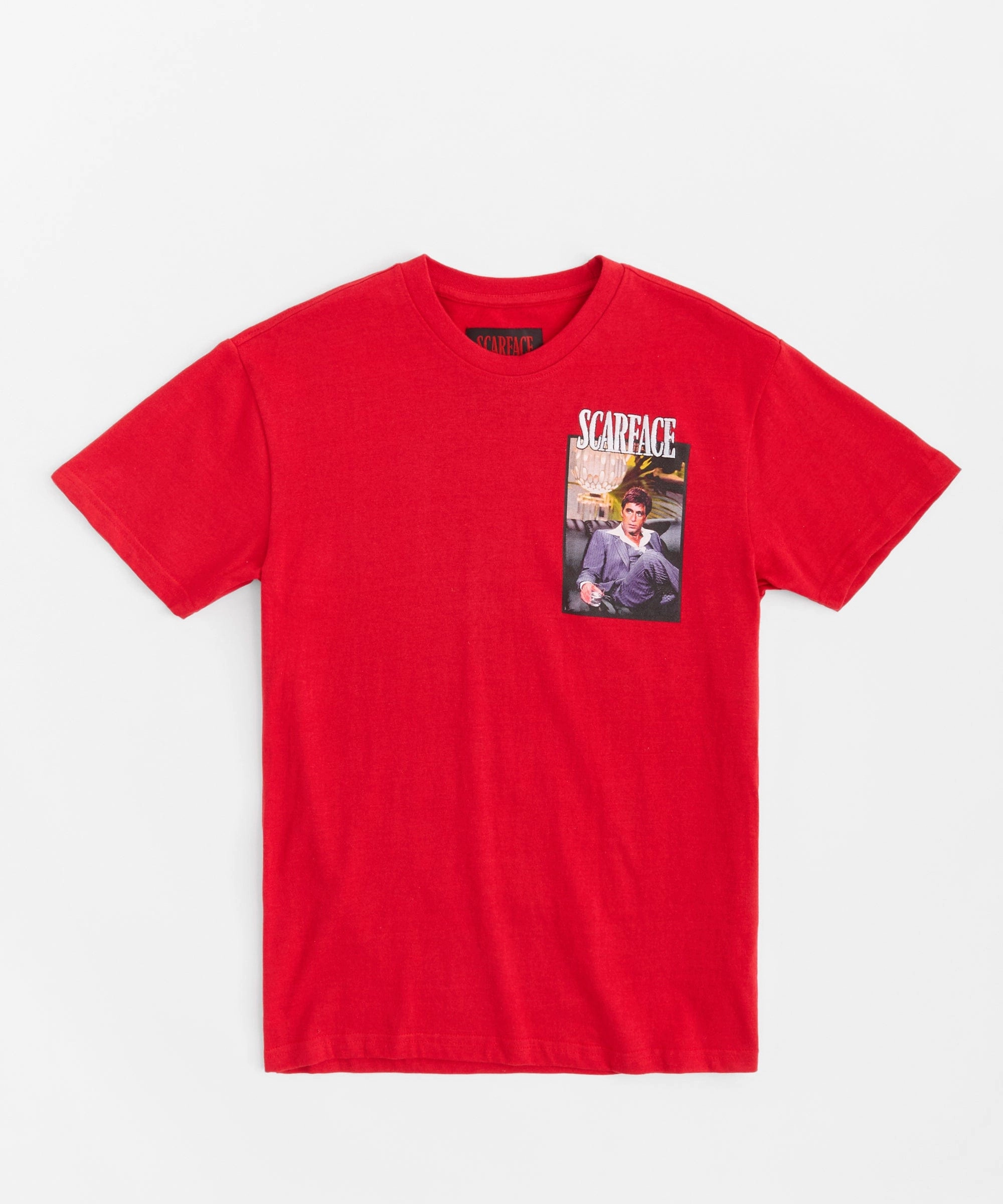 Scarface Car Short Sleeve Tee - Red Compression Fit Engineering StretchKnit