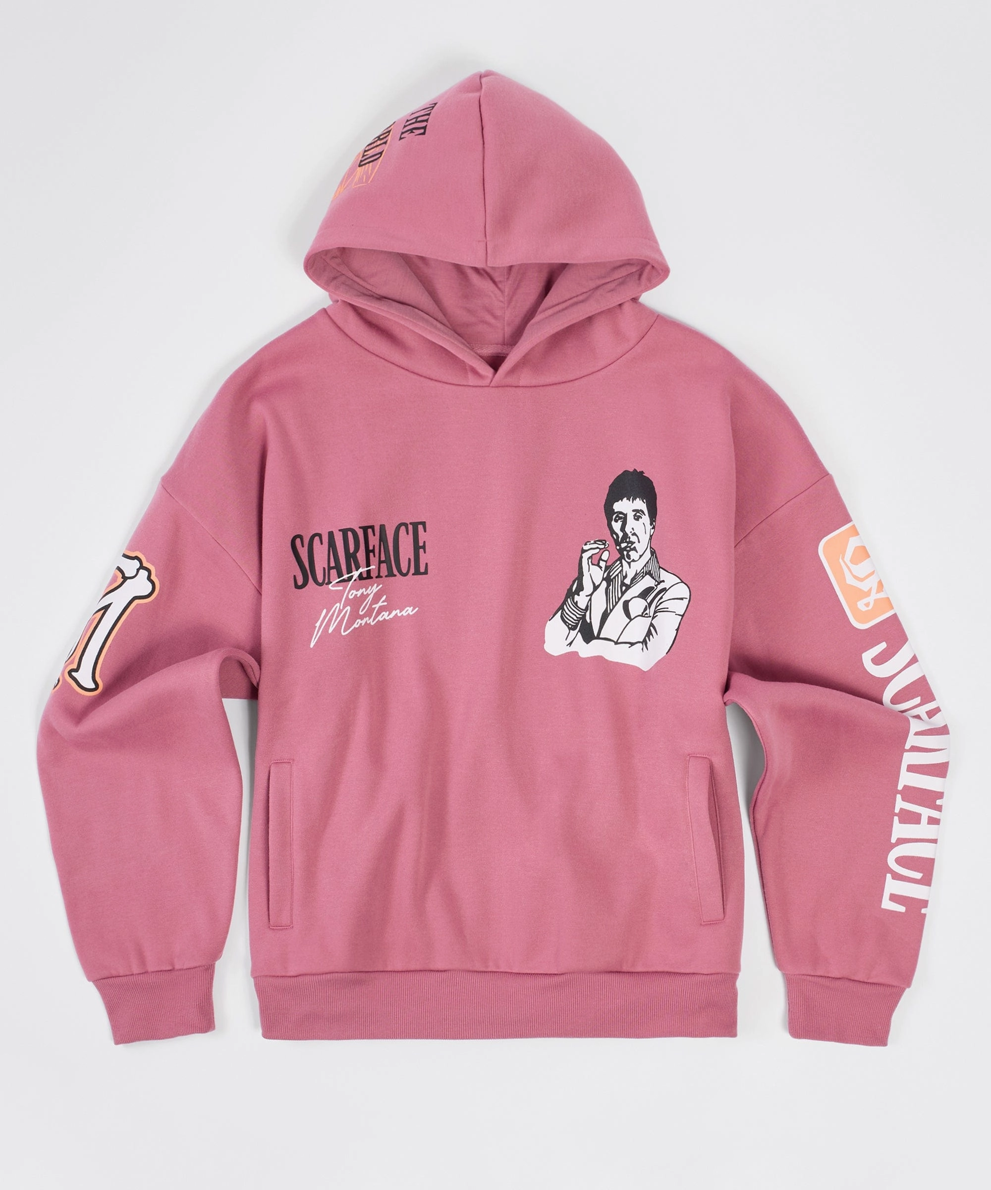 Scarface Muted Hoodie - Mauve FlexibleLayeredConstruction
