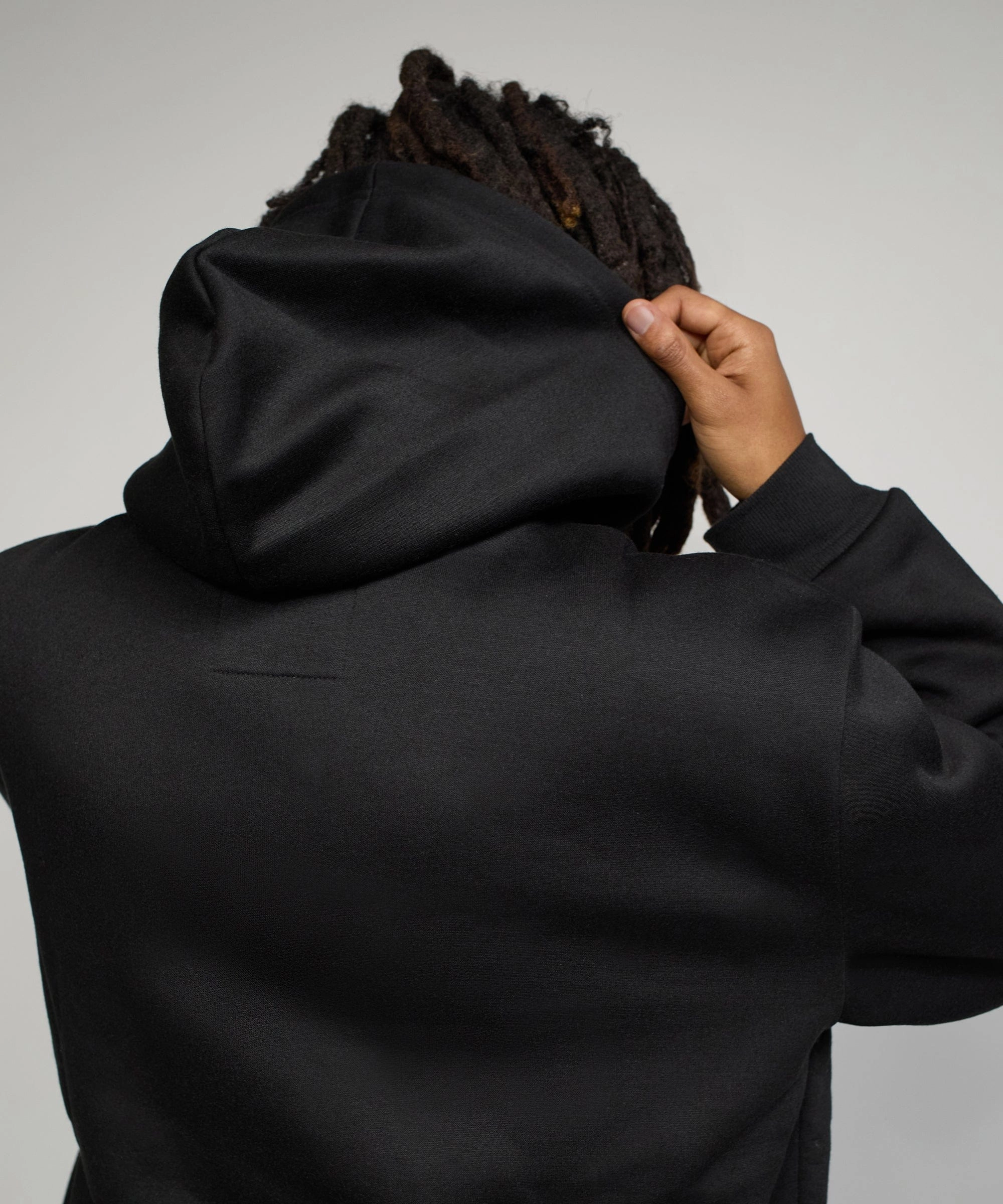 Multi Pocket Configuration Scarface Say Hello Embroidered Patch Hoodie - Black