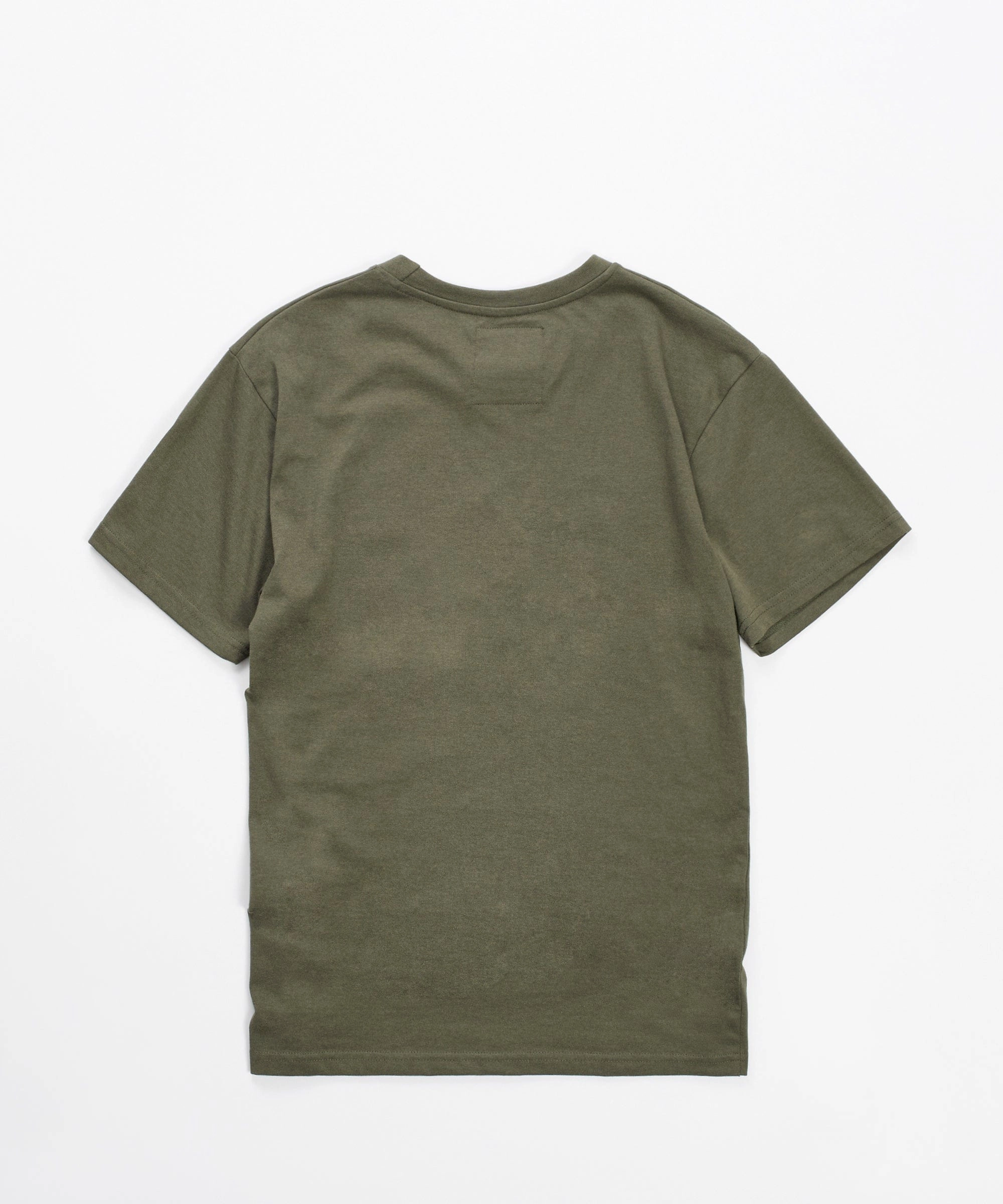 Office Attire NonRestrictiveCollar Scarface White Suit Short Sleeve Tee - Olive Green