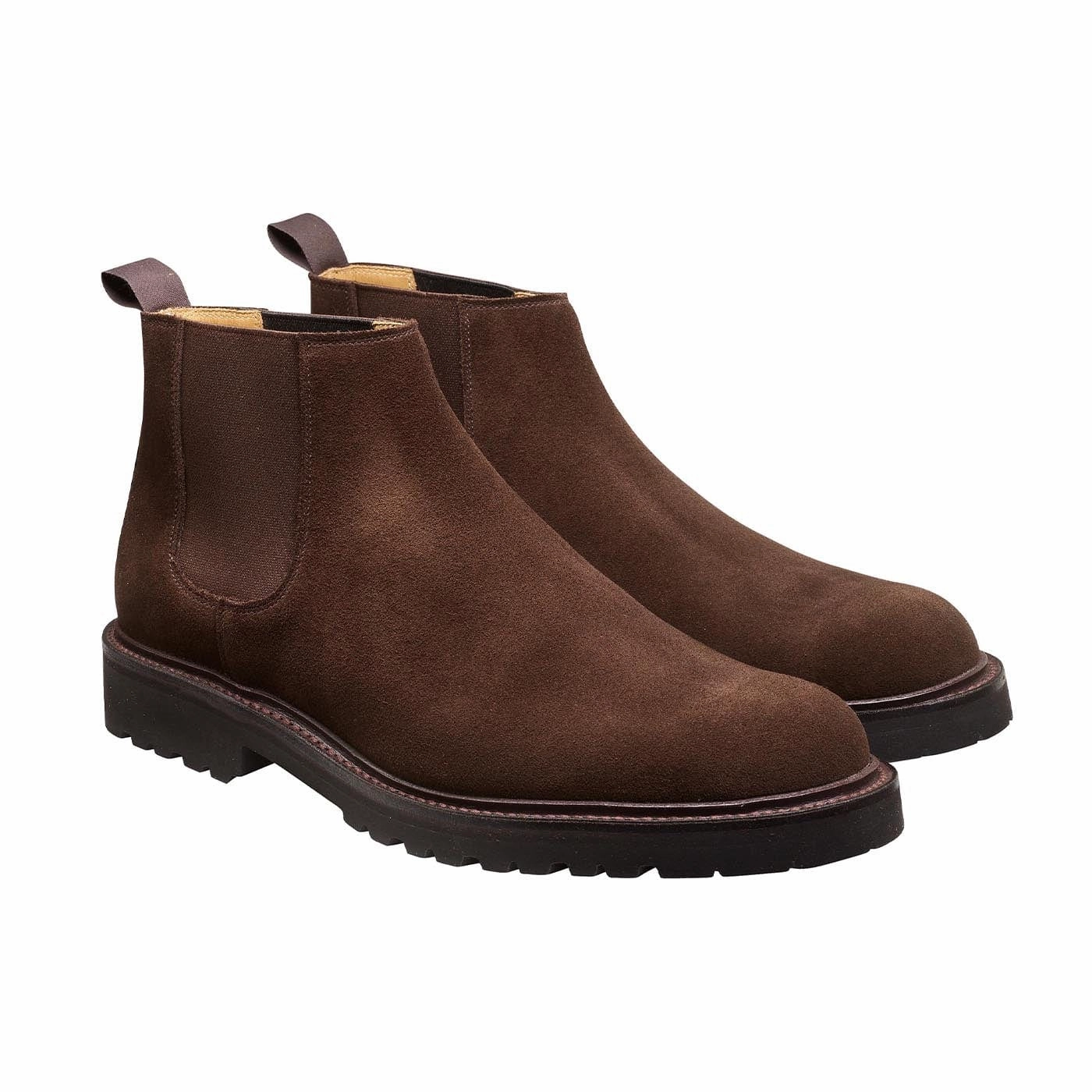 Cushioned Base Shock Absorbing Winter Walker Elgin Dark Brown Suede