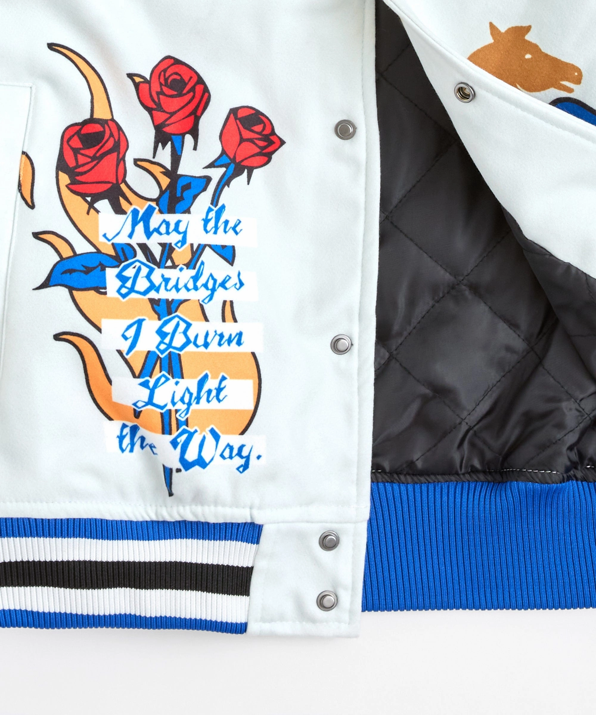 Lightweight Construction Anti Static Treatment Special Forces Varsity Jacket - Multi