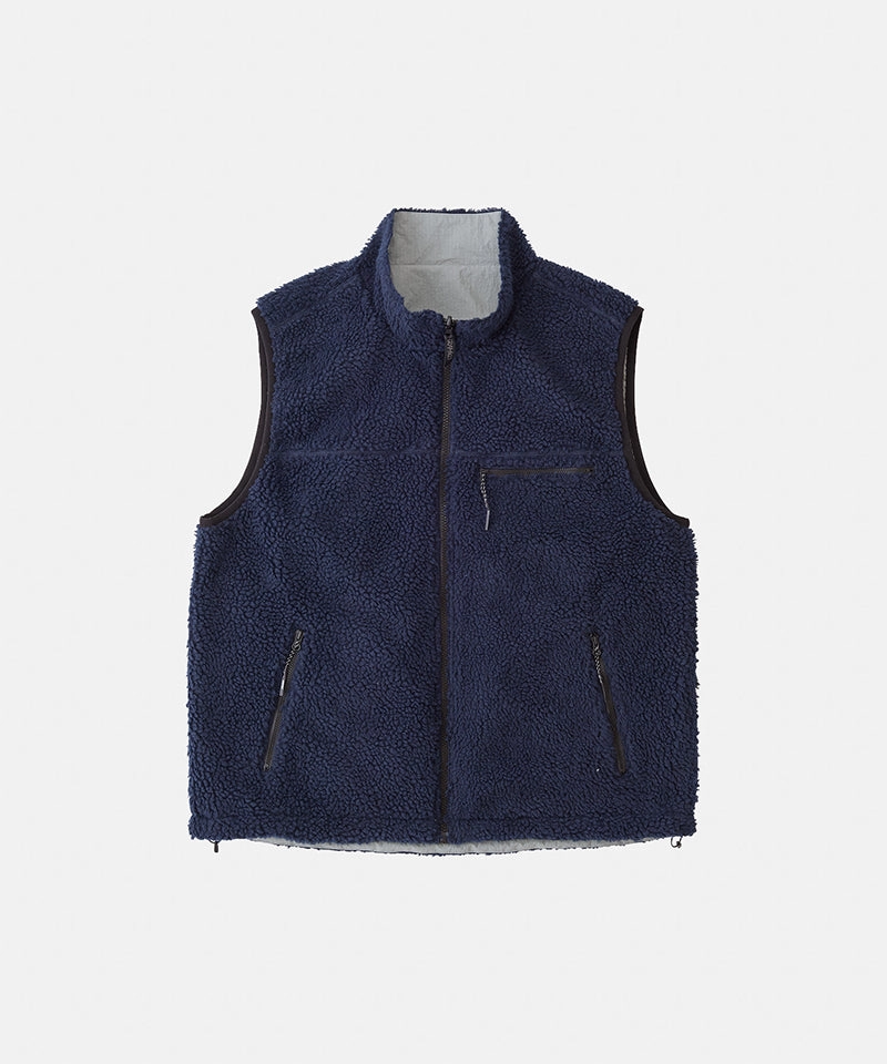 Reversible Sherpa Vest Weekend Casual Neutral palette