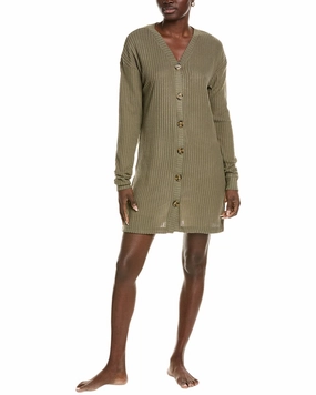 Snuggle Comfort Versatile Knit Honeydew Off Duty Rib Knit Cardigan
