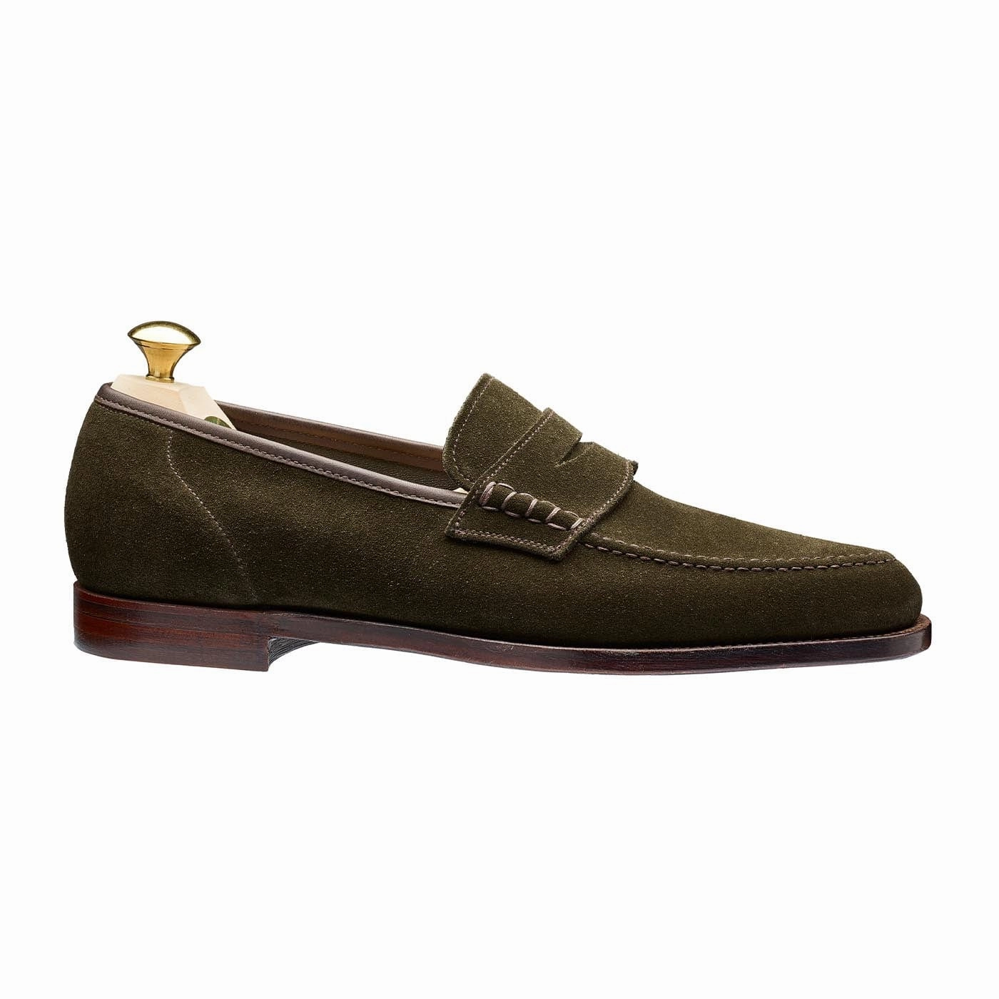 Compact Seaton Earth Green Suede