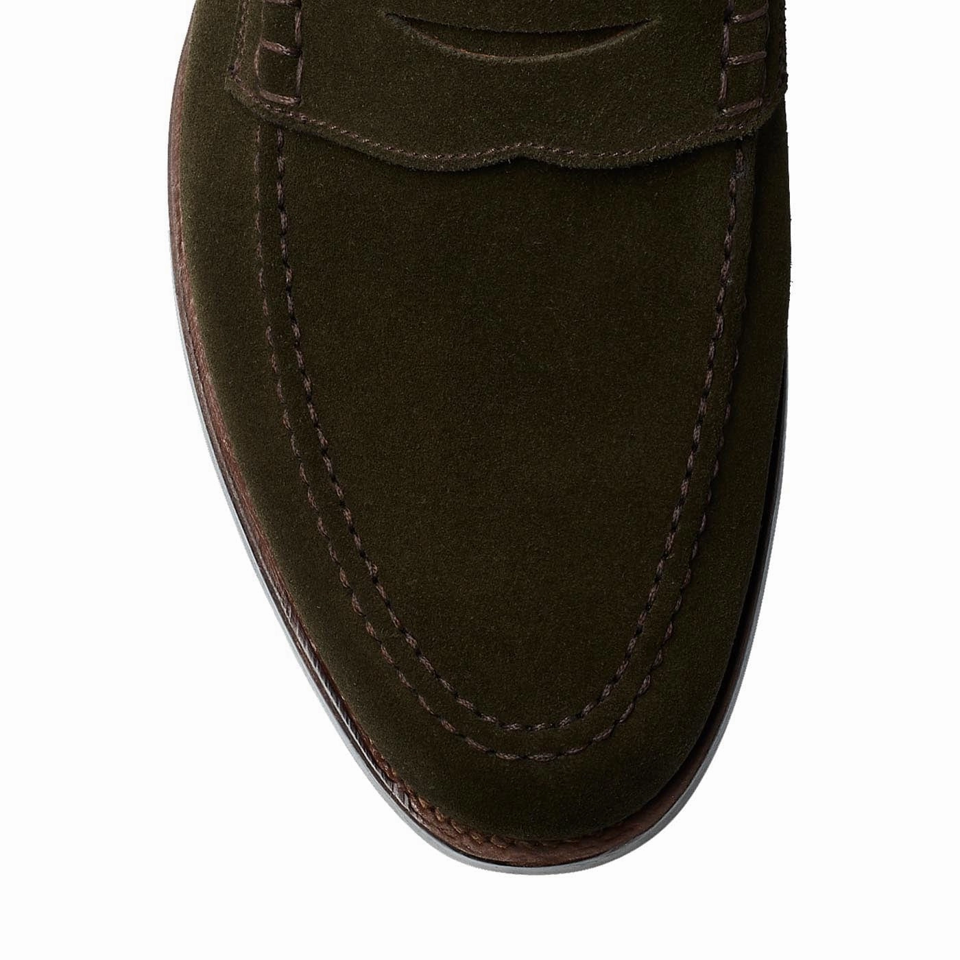 Easy Movement Quick Walk Seaton Earth Green Suede