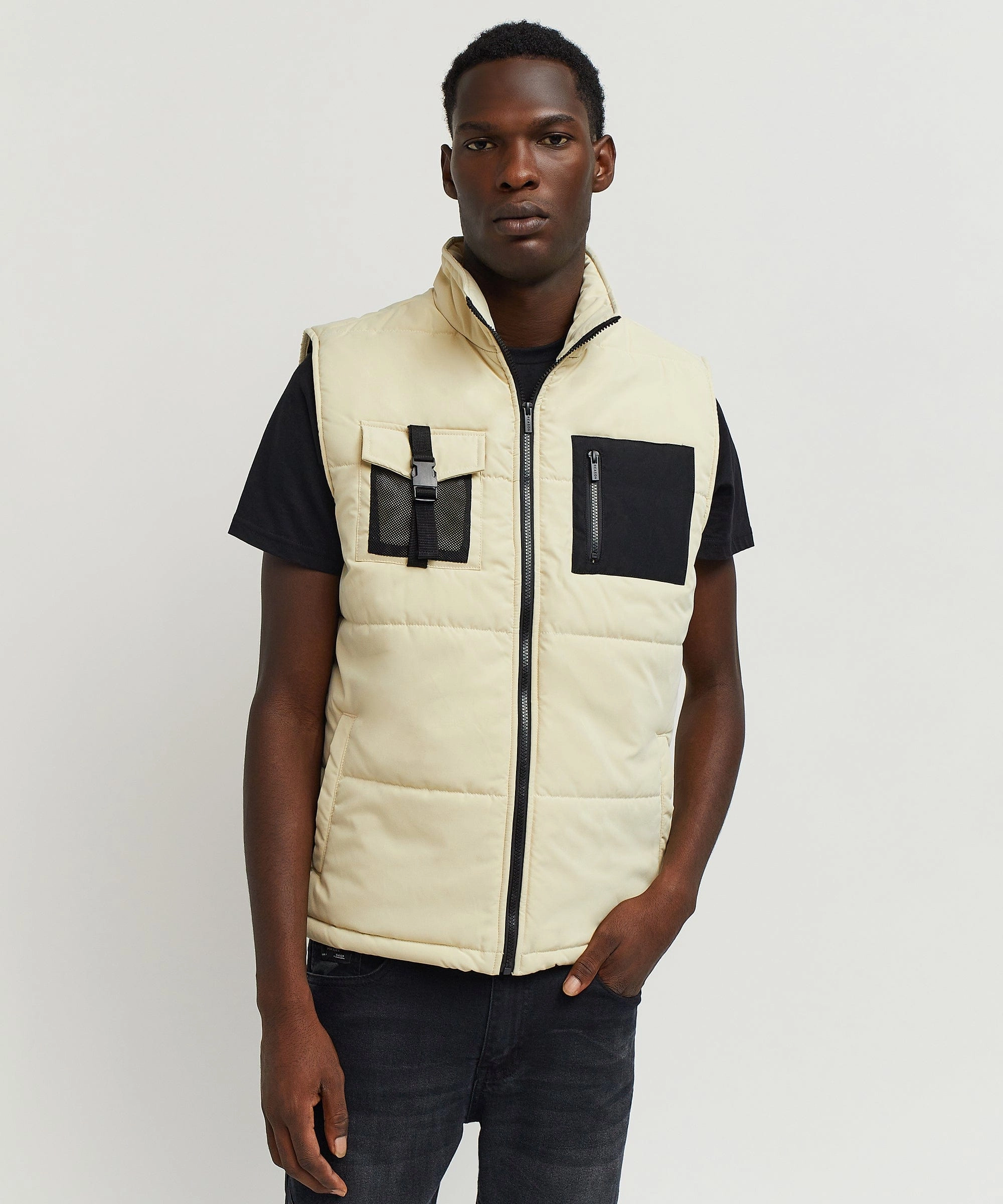 Associate Utility Vest - Taupe Abrasion Resistant Fabric