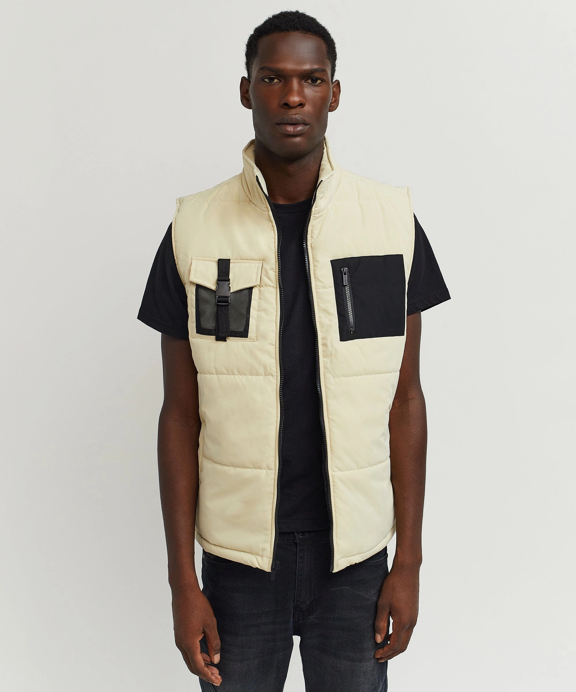 Non Restrictive Movement Associate Utility Vest - Taupe