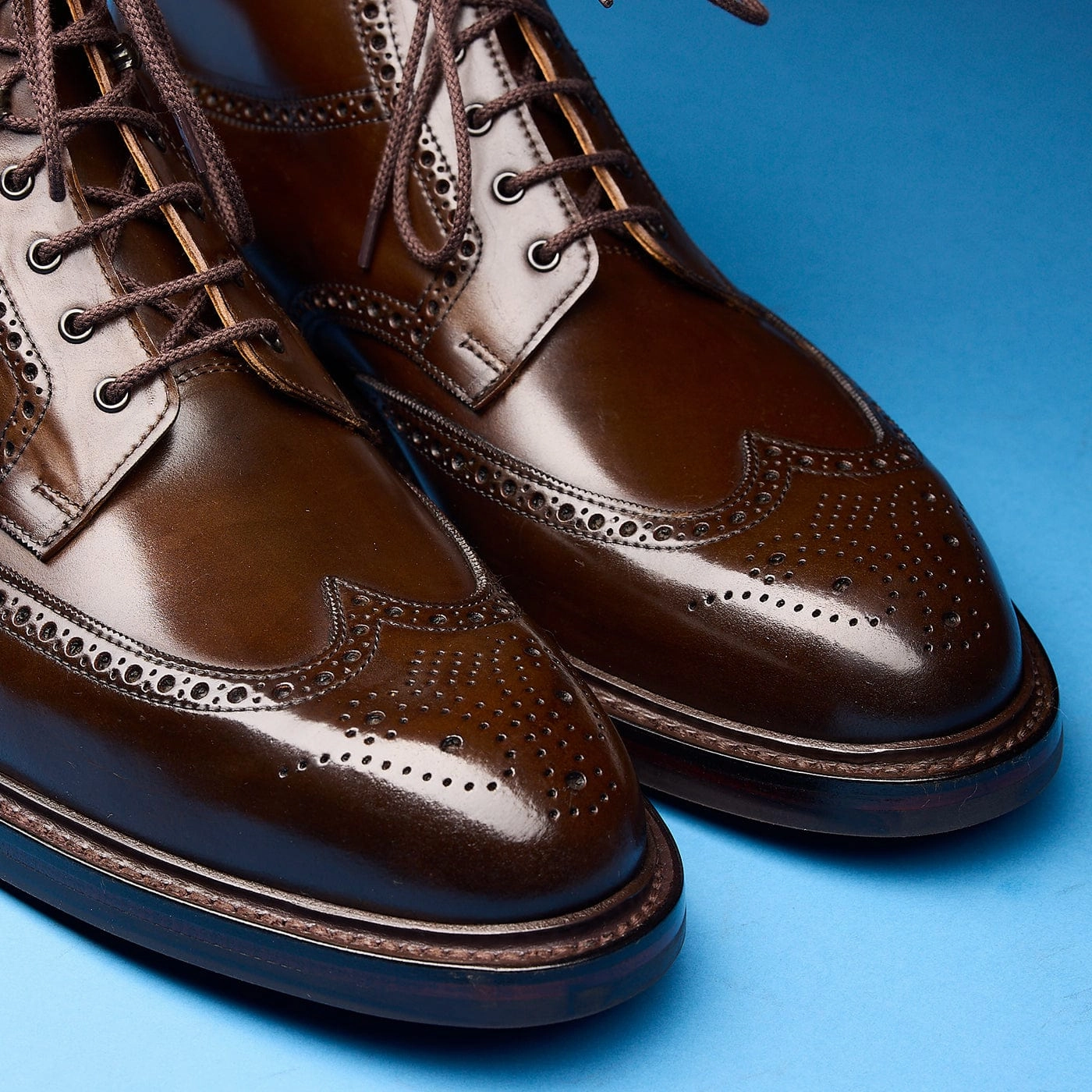 Chic Shoes Lindrick 2 Dark Brown Cordovan