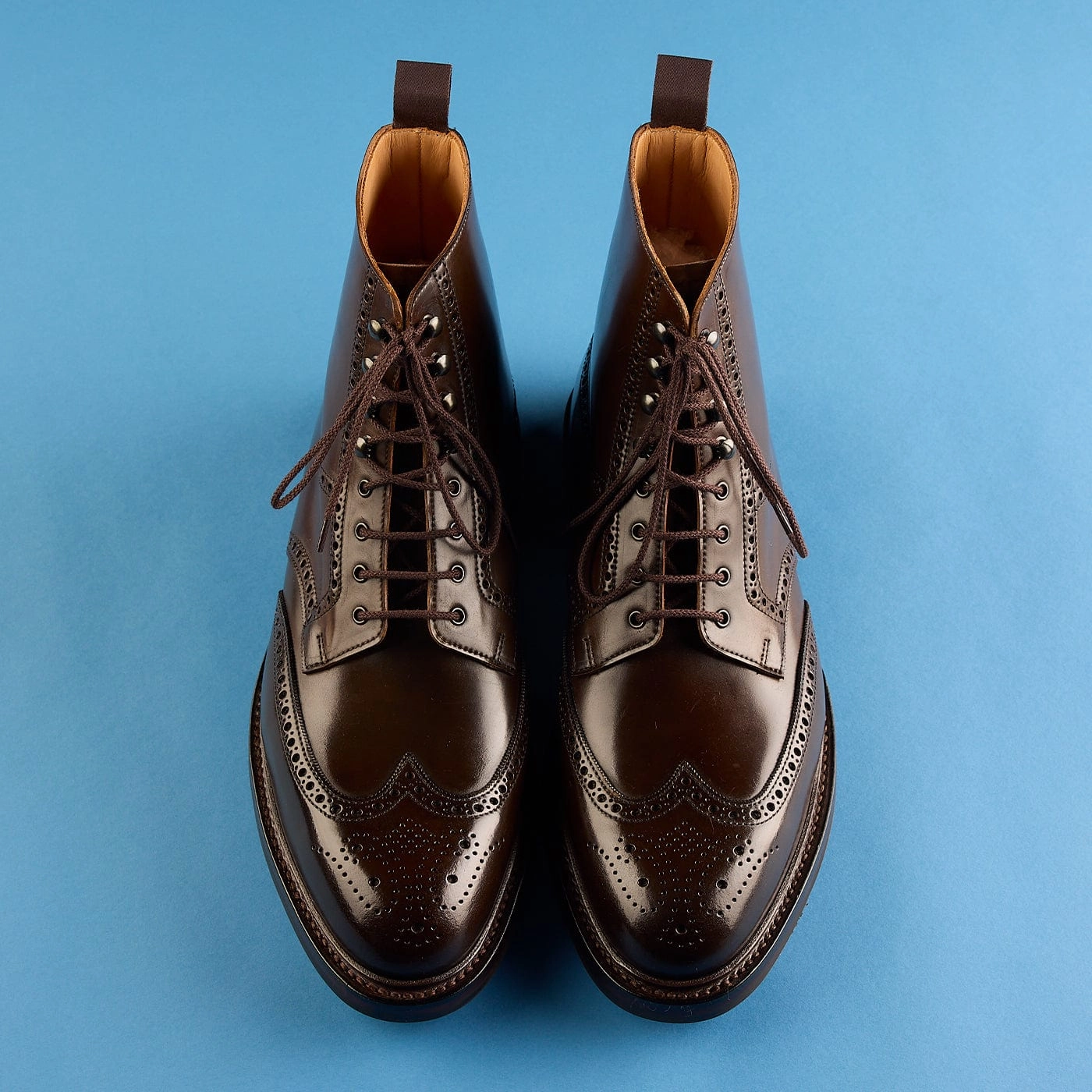 Lindrick 2 Dark Brown Cordovan Office Routine