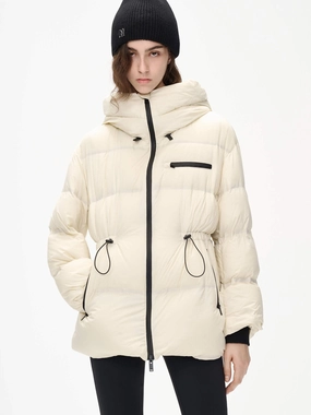 City Walking Style Moisture wicking Adjustable Waist Puffer Coat