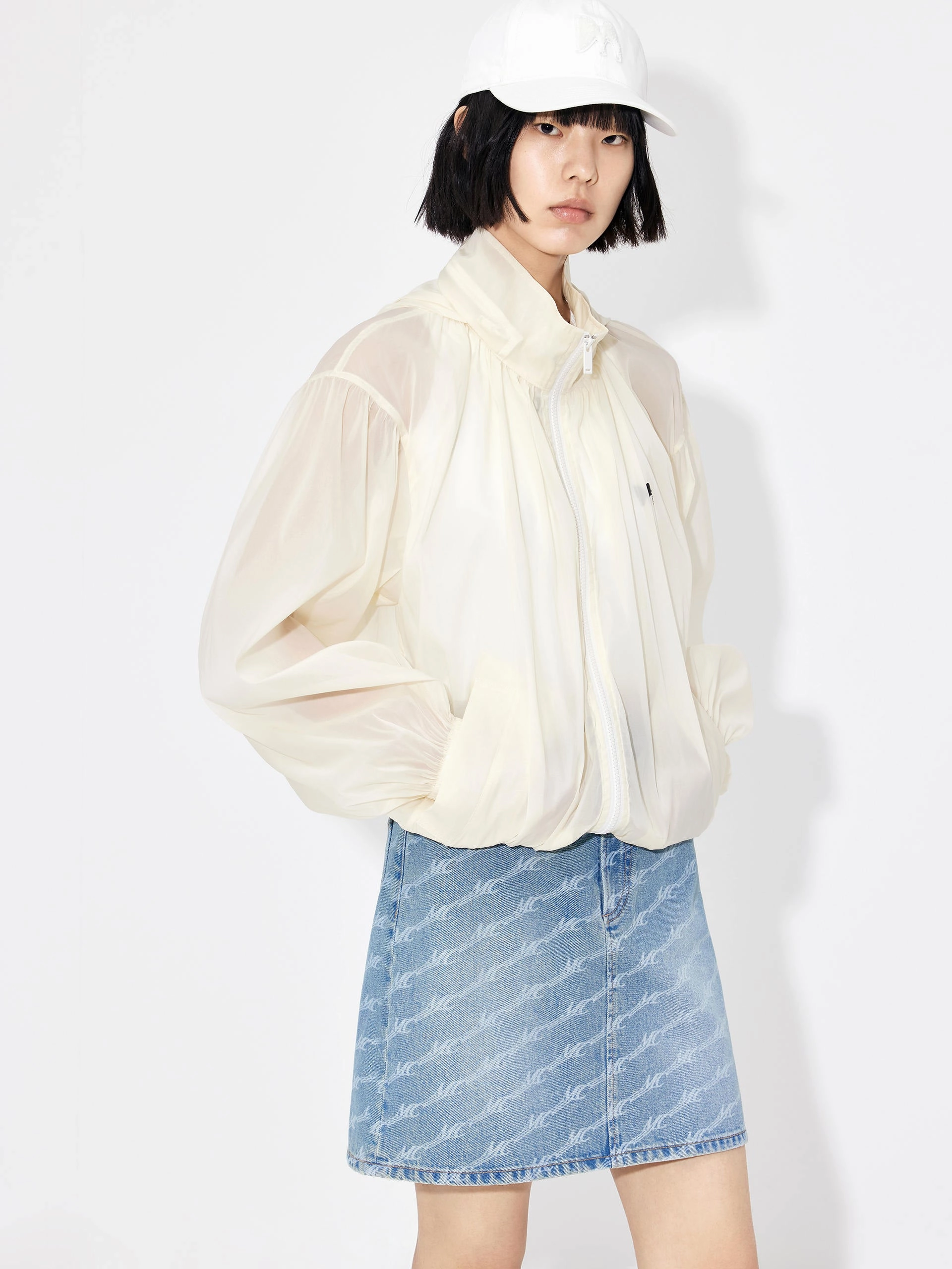 Fashion Statement Sheer Hoodie Jacket