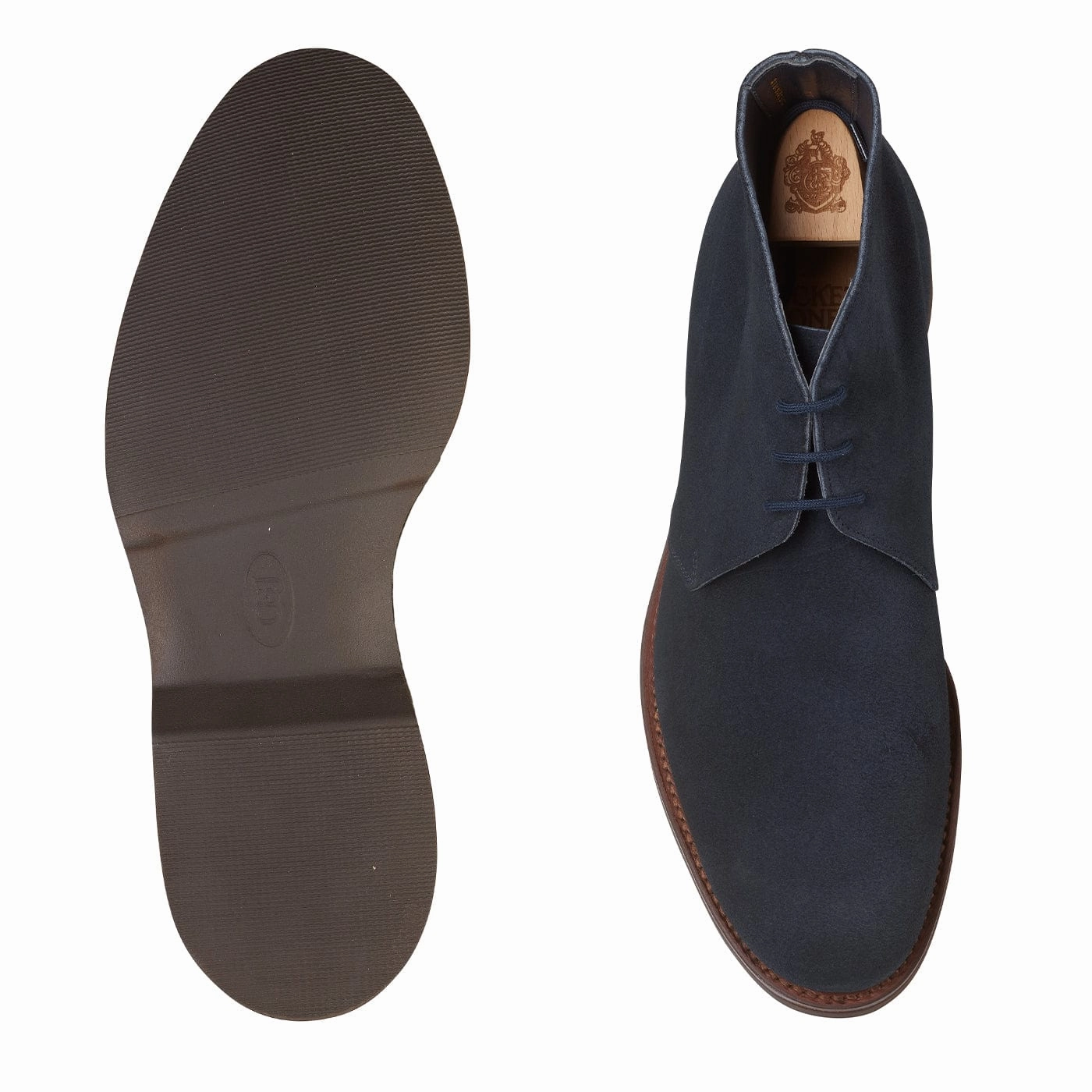 Chukka 4 Indigo Reverse Butt Suede Shock Absorbing River Crossing Ergonomic Arch Design