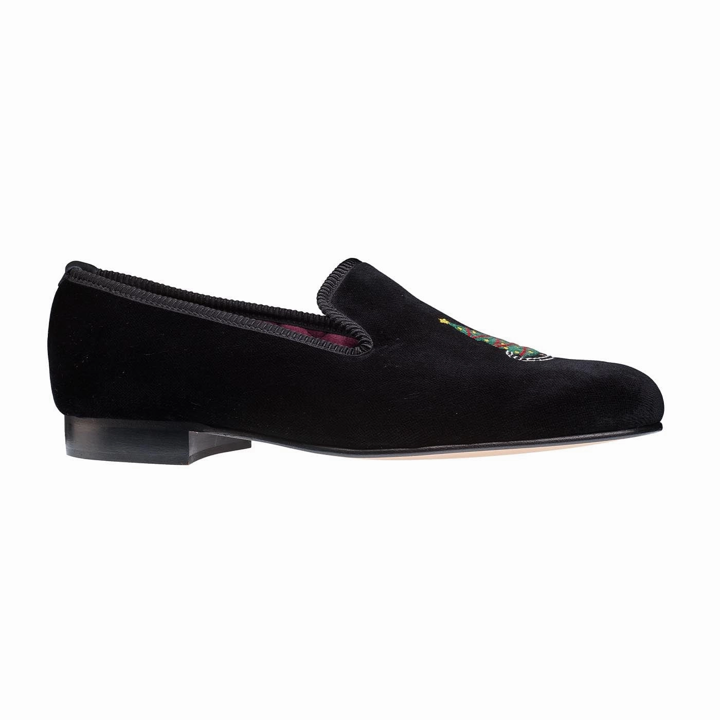 Streamlined Christmas Tree Black Velvet