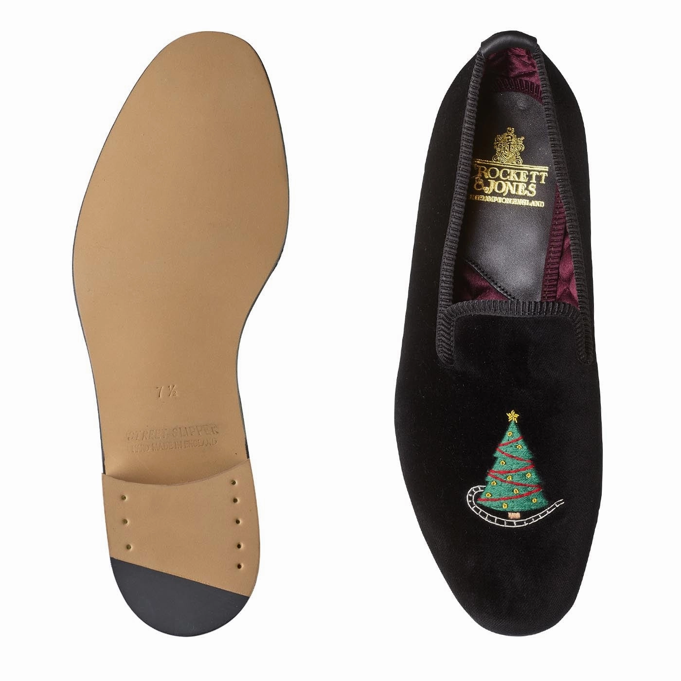 Easy adjustment Trendy Look Christmas Tree Black Velvet