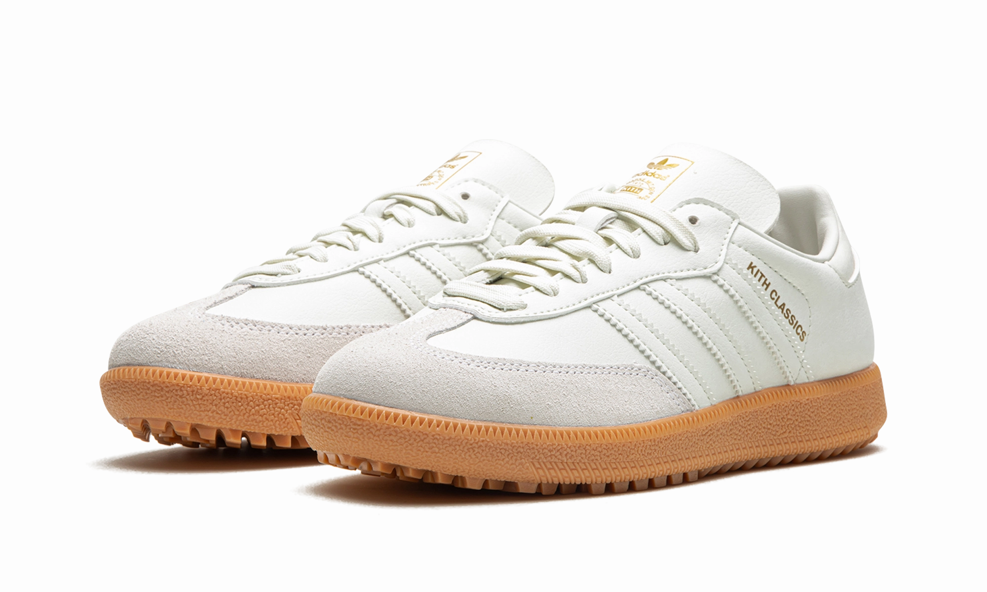 Short Step Warm Keep Samba Golf "Kith - White / Gum"